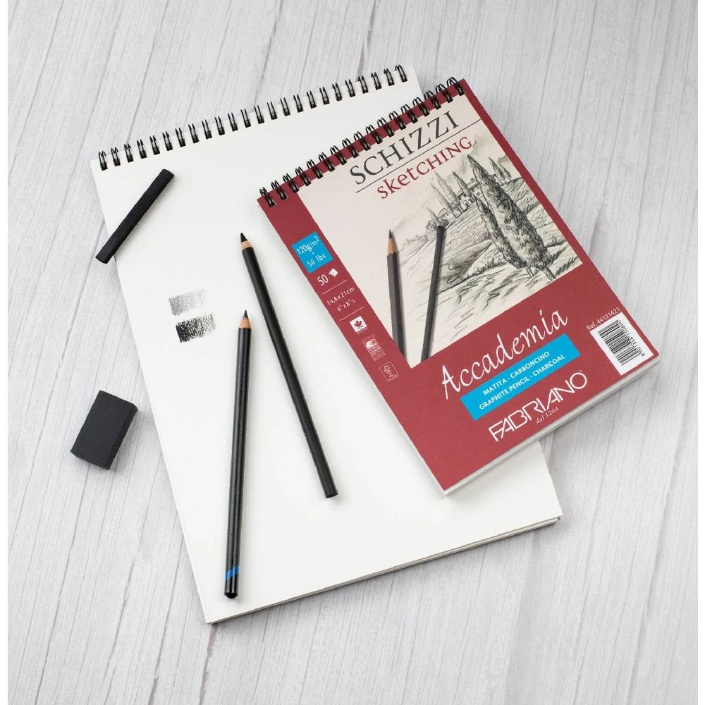 2 Fabriano Accademia A5 Sketch Pad 120gsm 50 Sheets, 2 of 2