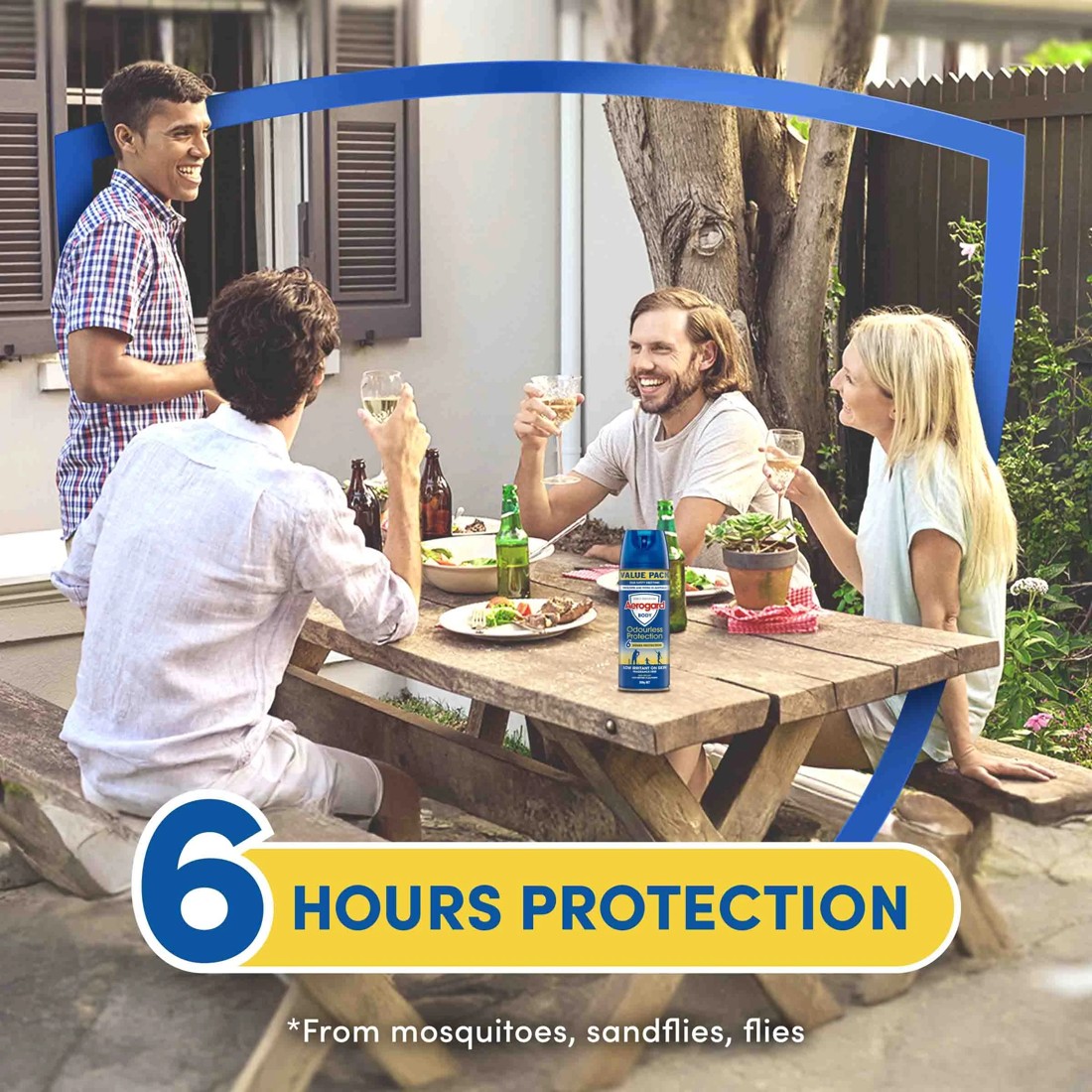 4 Aerogard Body Odourless Protection Insect Repellent Aerosol Spray 300g, 4 of 9