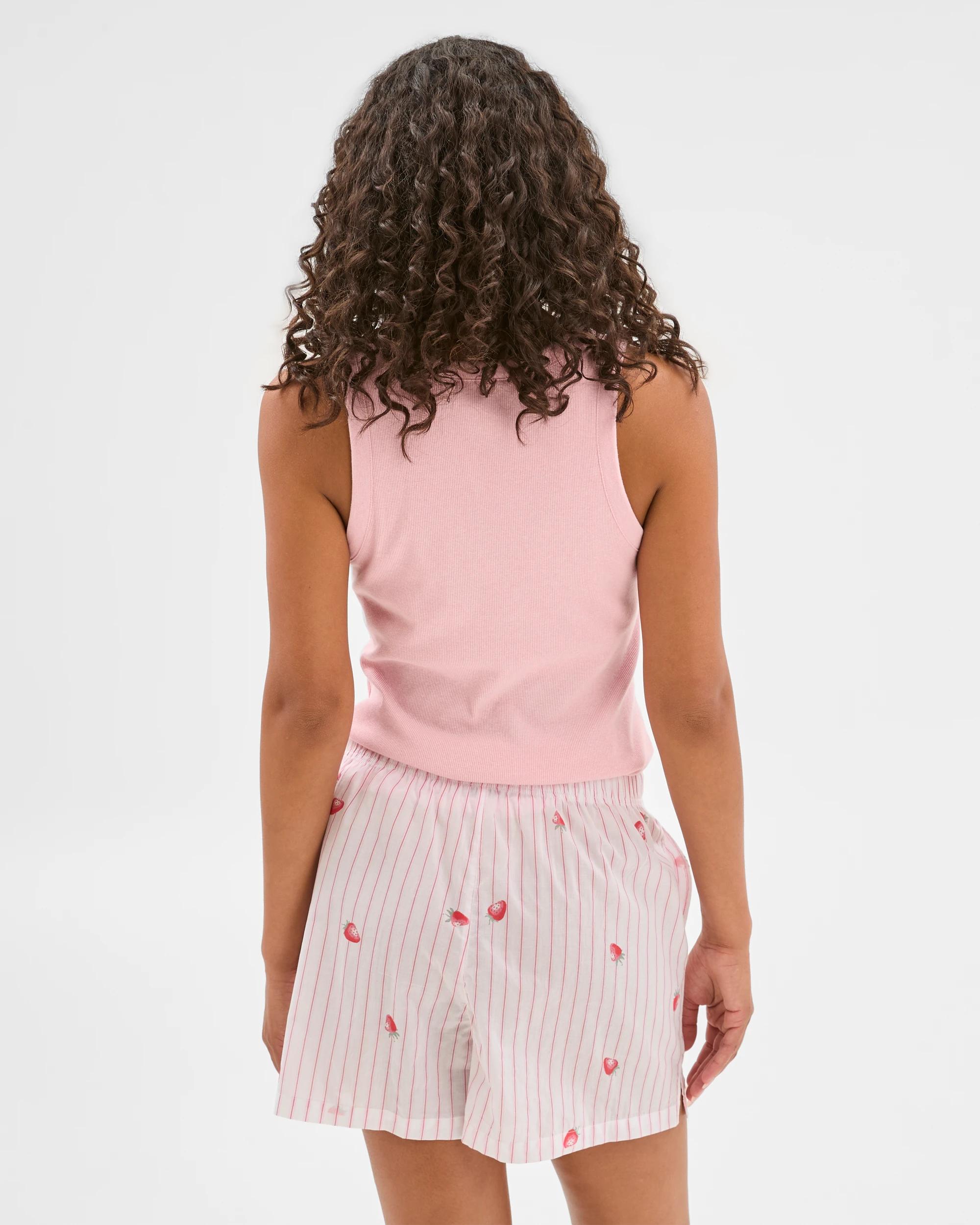 7 Target Australian Cotton Womens Woven Boxer Short 2 Pack STRAWBERRY STRIPE/PINK, 7 of 10