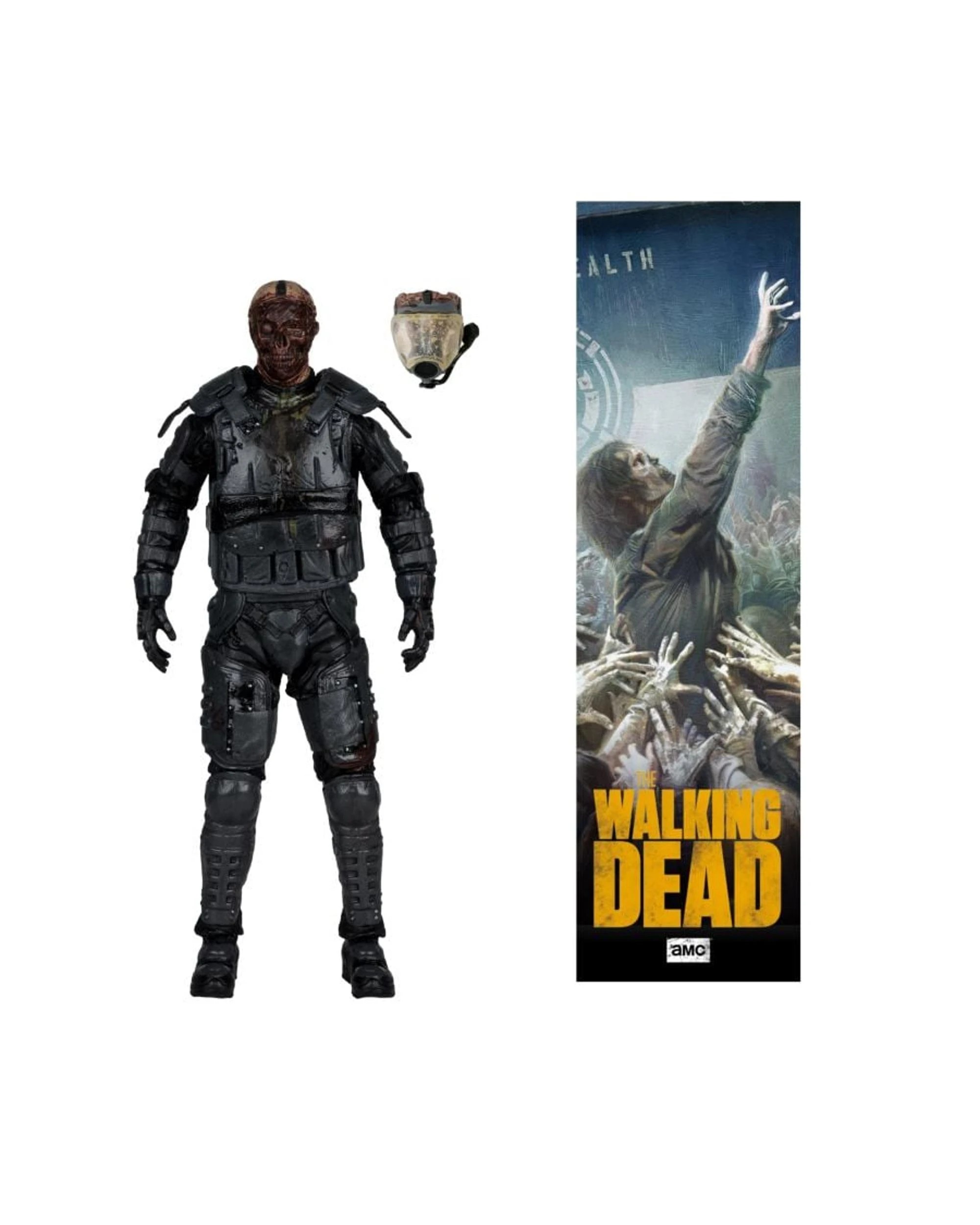 7 McFarlane The Walking Dead Gas Mask Zombie Season 4, 5 Inch Figure, 7 of 7