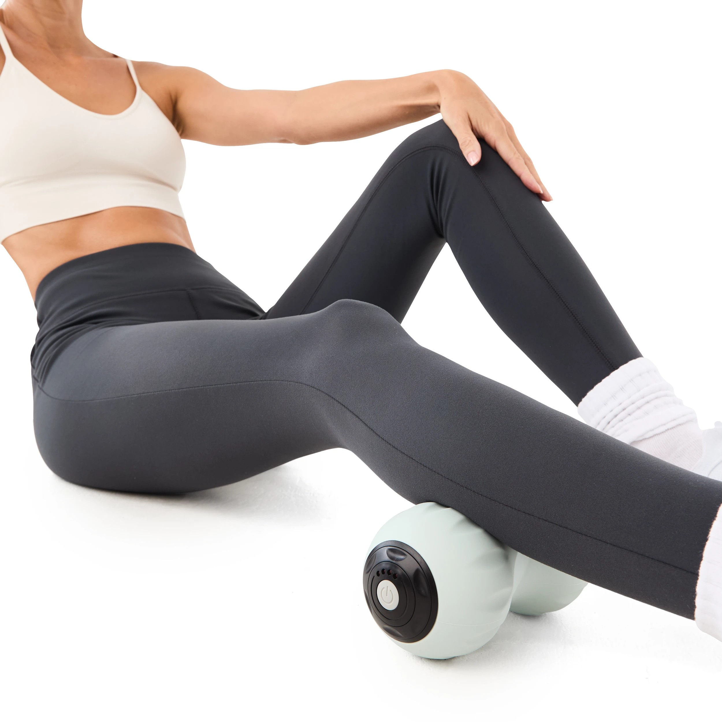 2 Vibrating Massage Roller - Green, 2 of 9