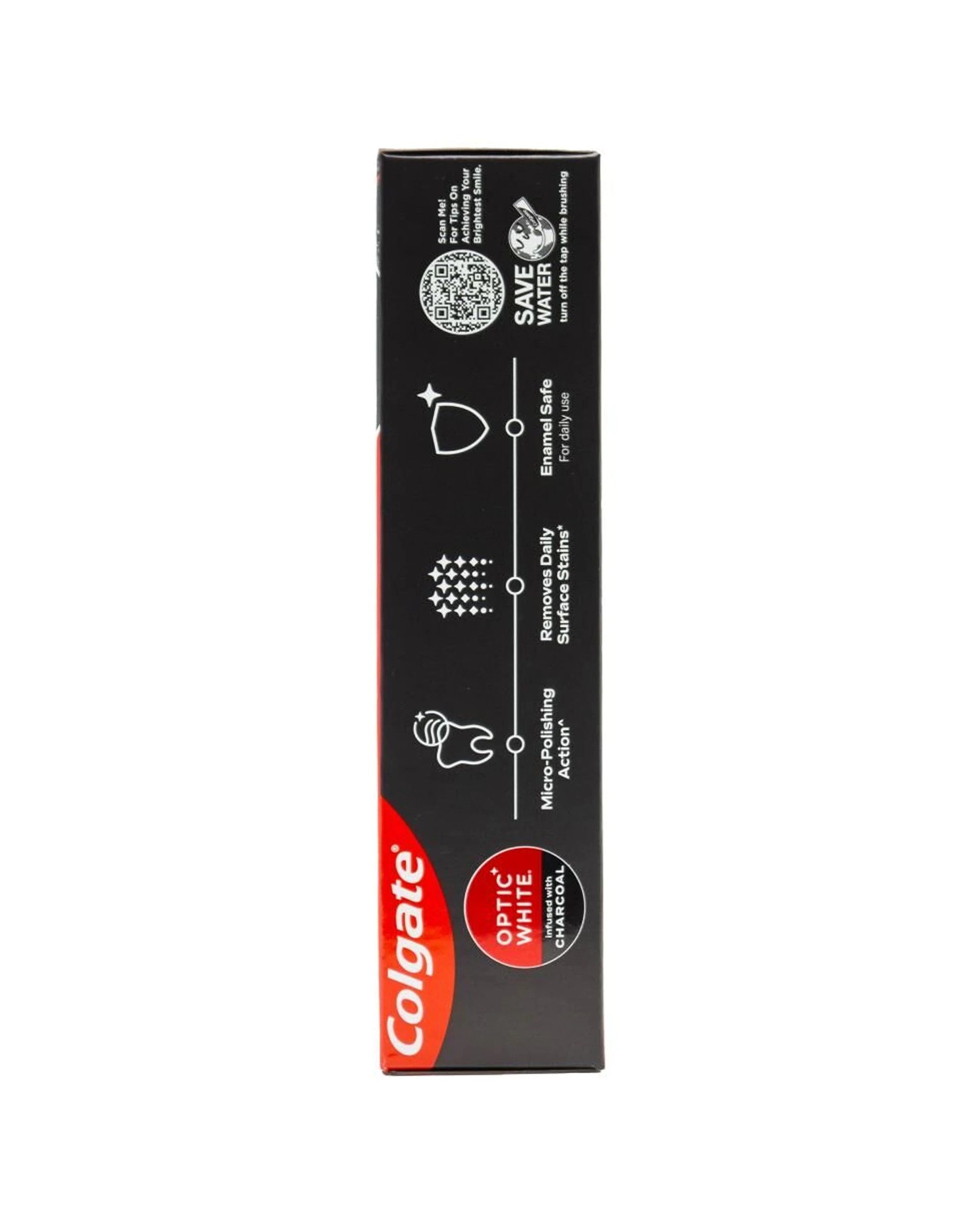 3 Colgate 6PK Toothpaste Optic Infused Charcoal Clean 100g - Multi, 3 of 5