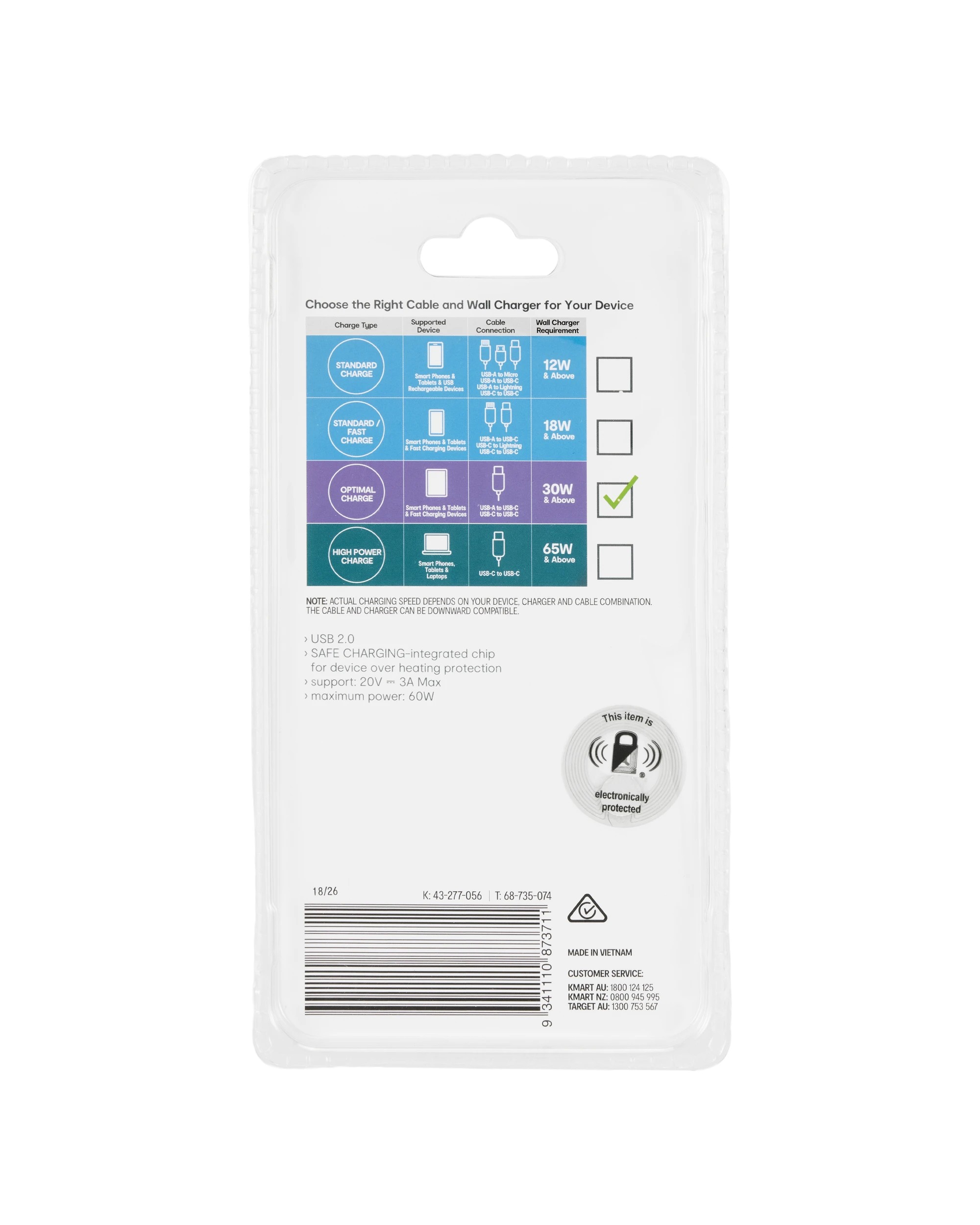 5 USBC Heavy Duty Cable 2m - Black, 5 of 5