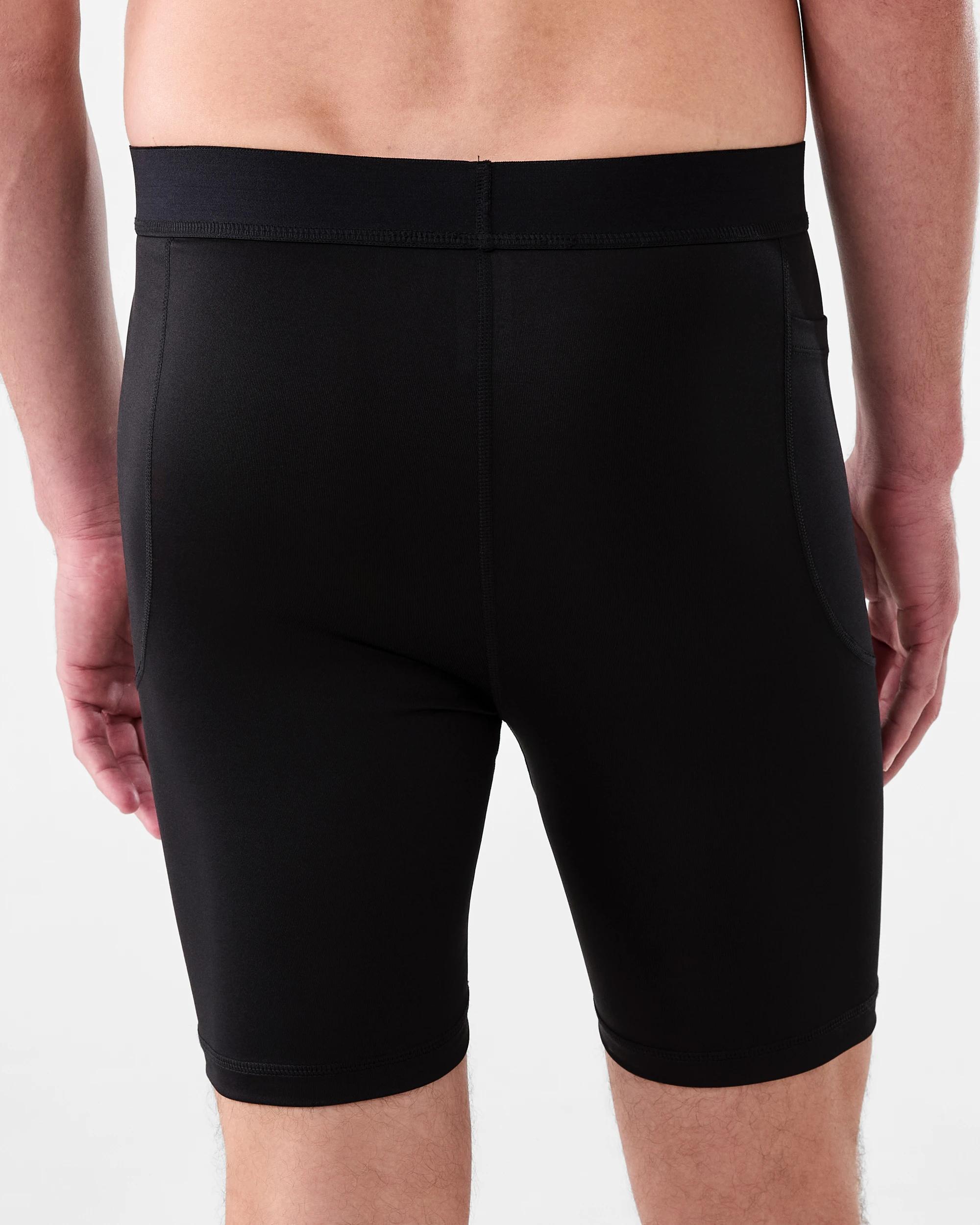 3 Active Mens Training Shorts BLACK, 3 of 5