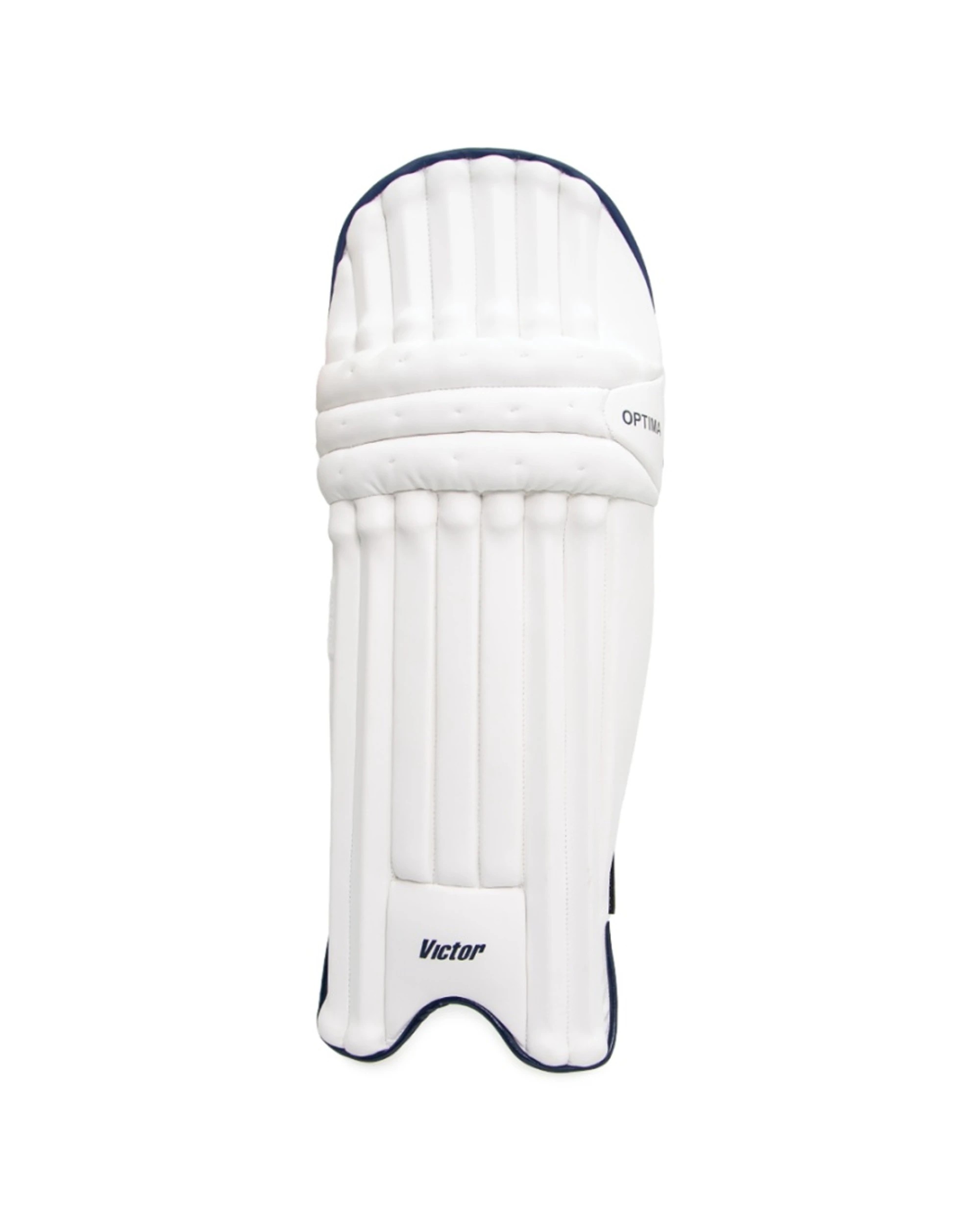 1 Victor Sports Optima Cricket Batting Pads High Density Adult Left Handed - White, 1 of 3