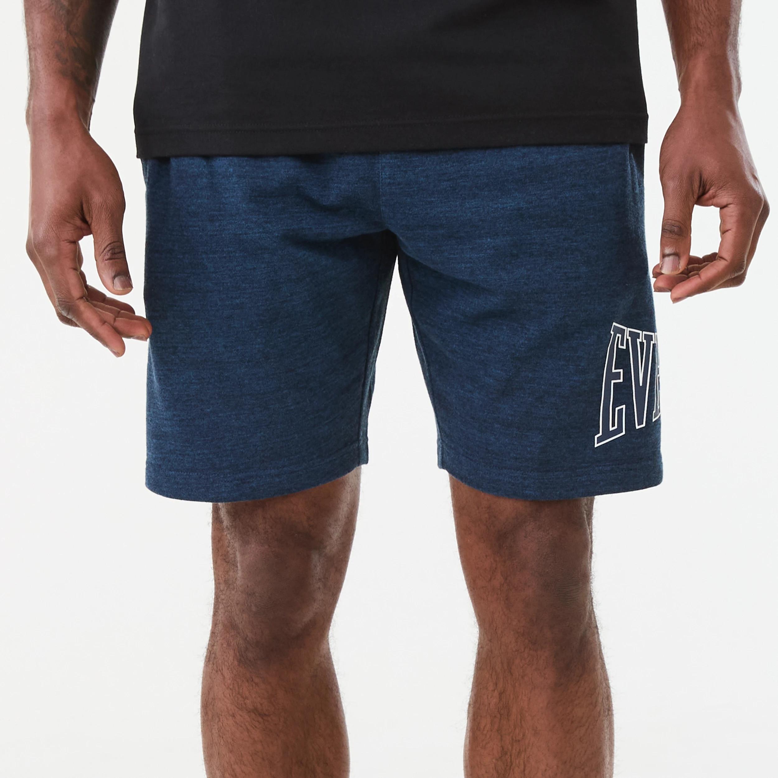 2 Everlast Mens French Terry Shorts EVERLAST NAVY, 2 of 7