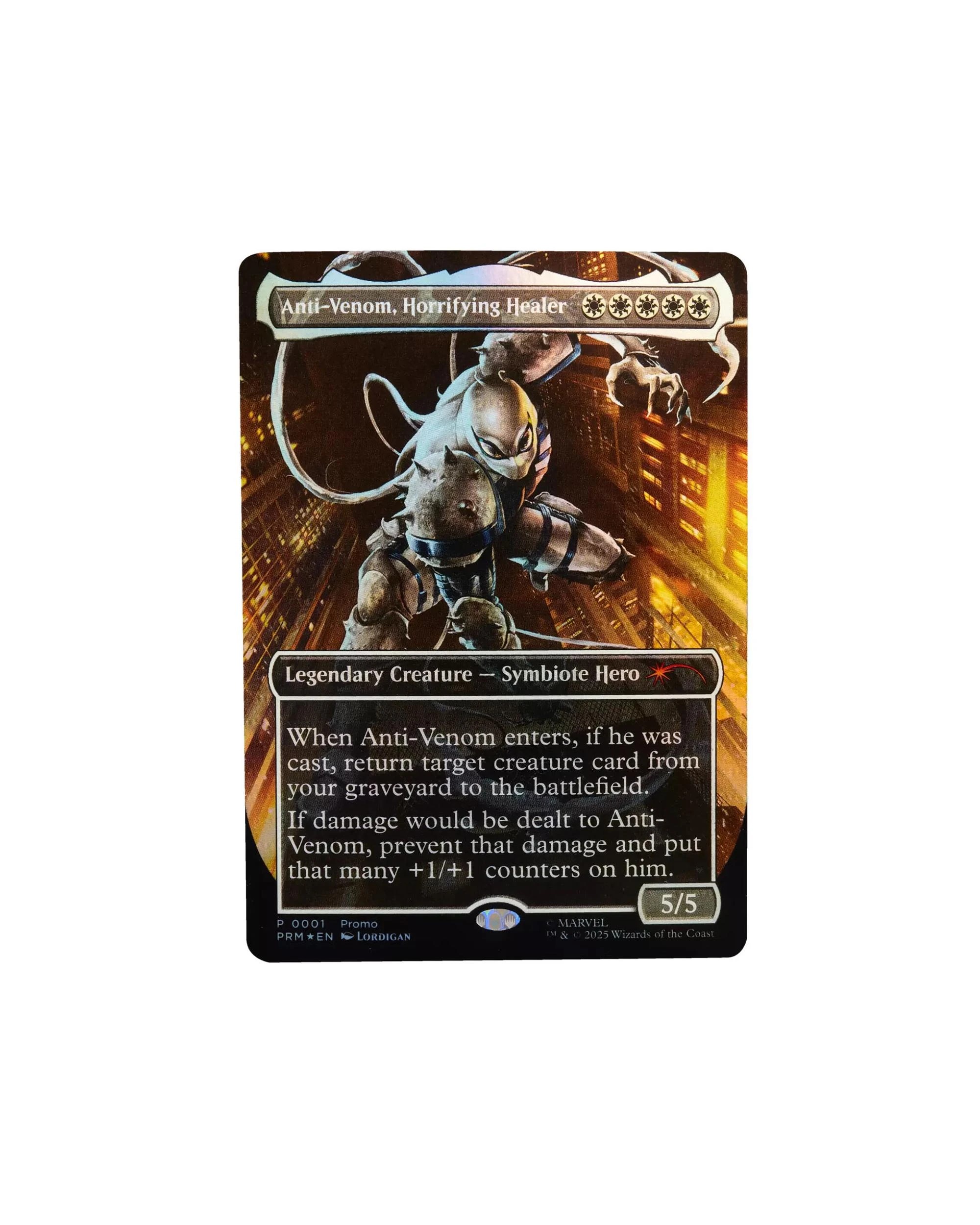 6 Marvel Legends Series Magic: The Gathering Agent Anti-Venom, 6 of 10