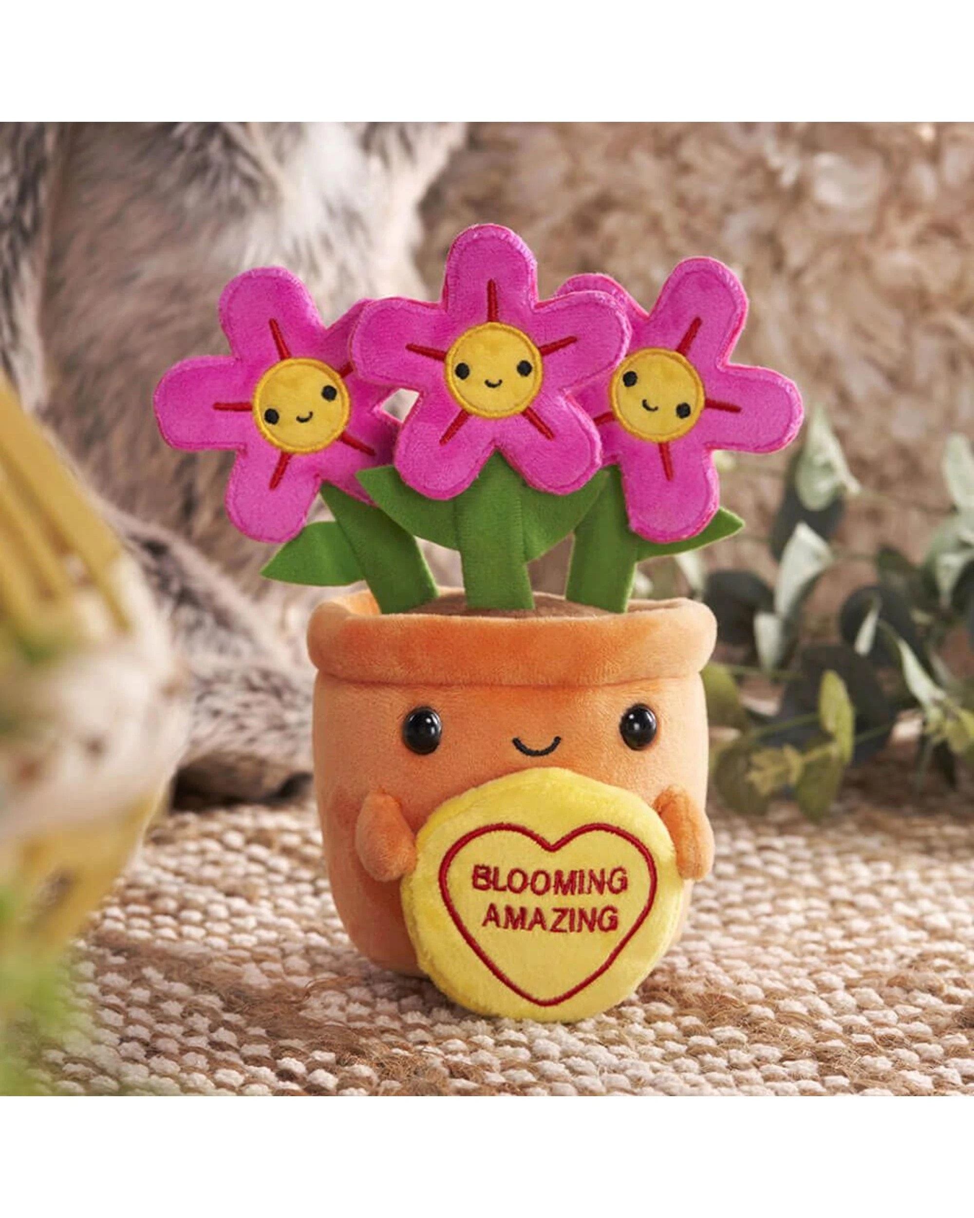 5 Swizzels Love Hearts Felicity Flowerpot "Blooming Amazing" Plush, 5 of 7