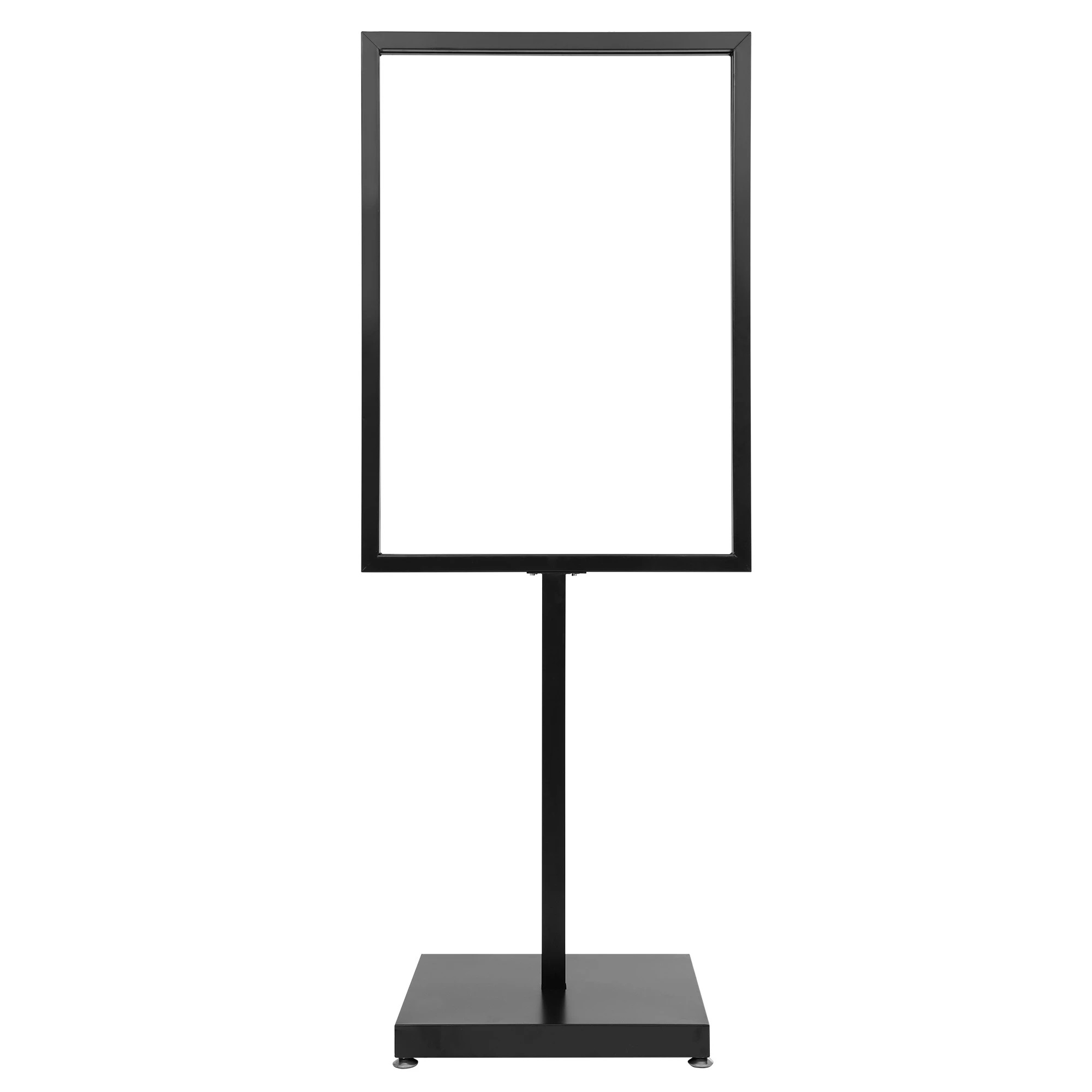 1 A1 Frame Pedestal Sign Holder Poster Stand Display Board Double Sided 60x90cm - Black, 1 of 6