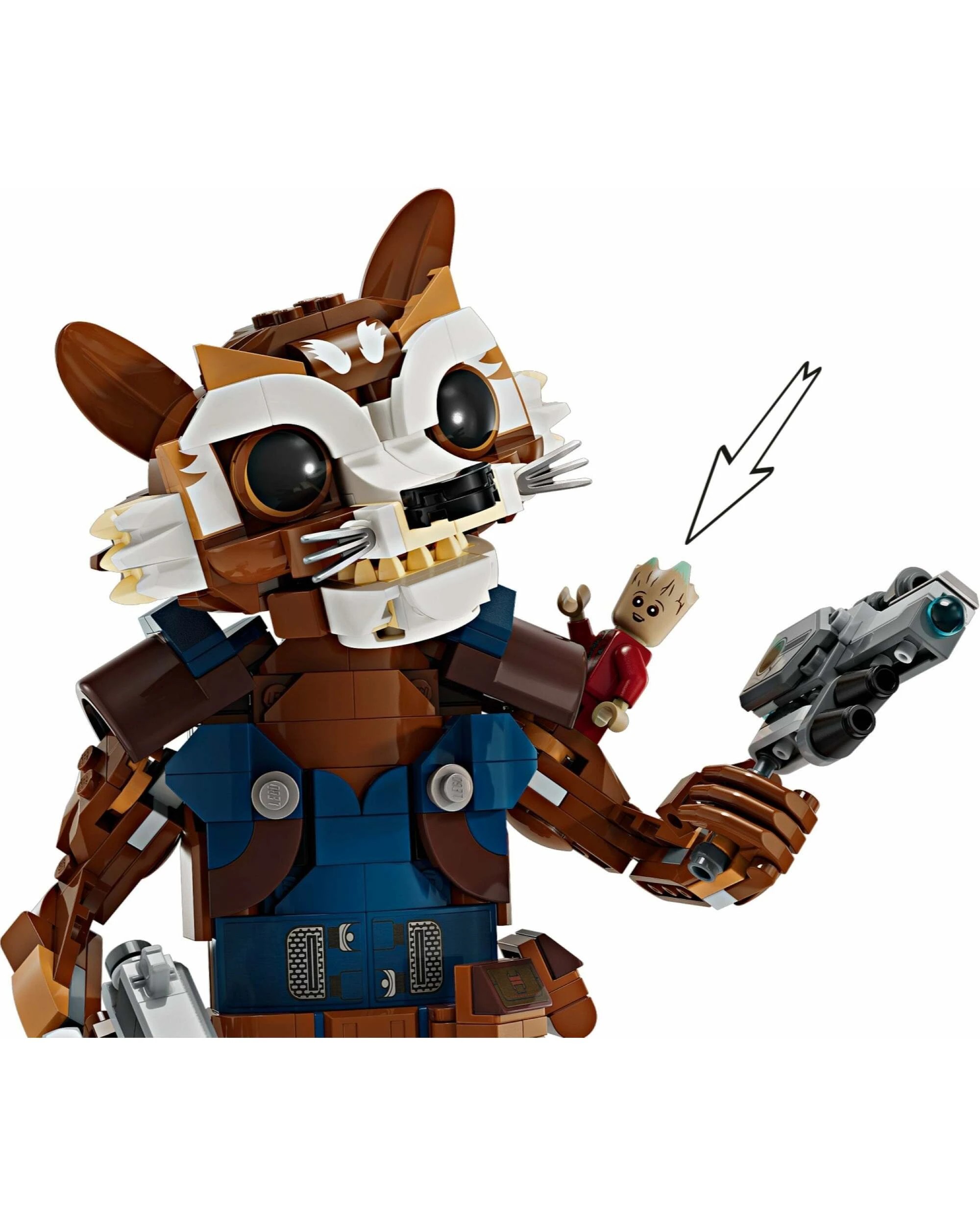 3 LEGO Marvel 76282 Rocket and Baby Groot Set, 3 of 5