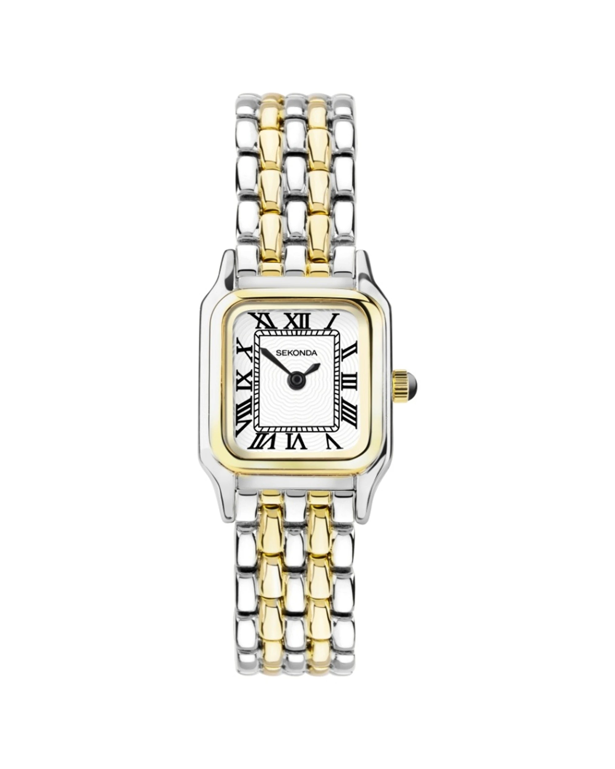 1 Sekonda Monica Watch Two-Tone Gold Silver Stainless Steel Band 20mm Case, 1 of 7