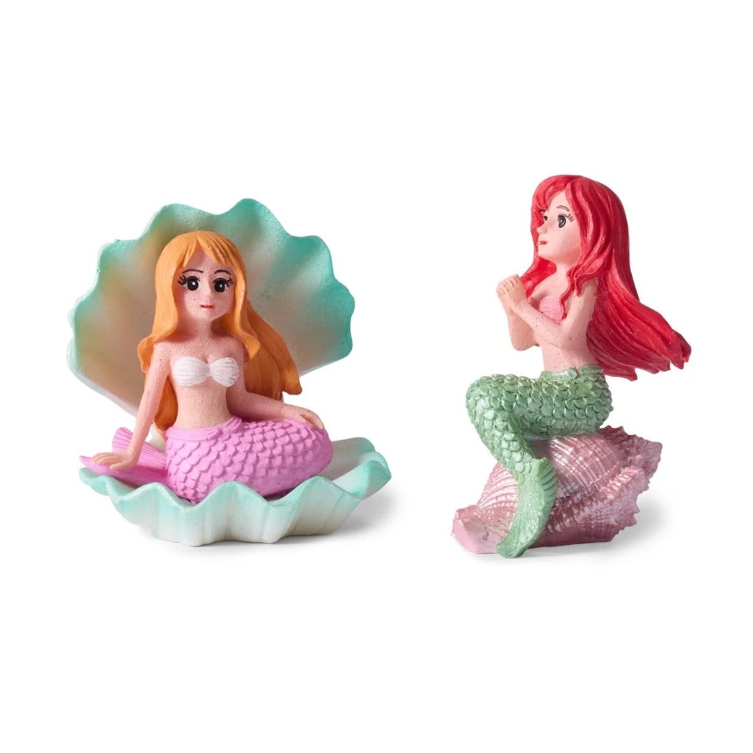 2 2 Pack Aquarium Mermaid Ornaments, 2 of 10