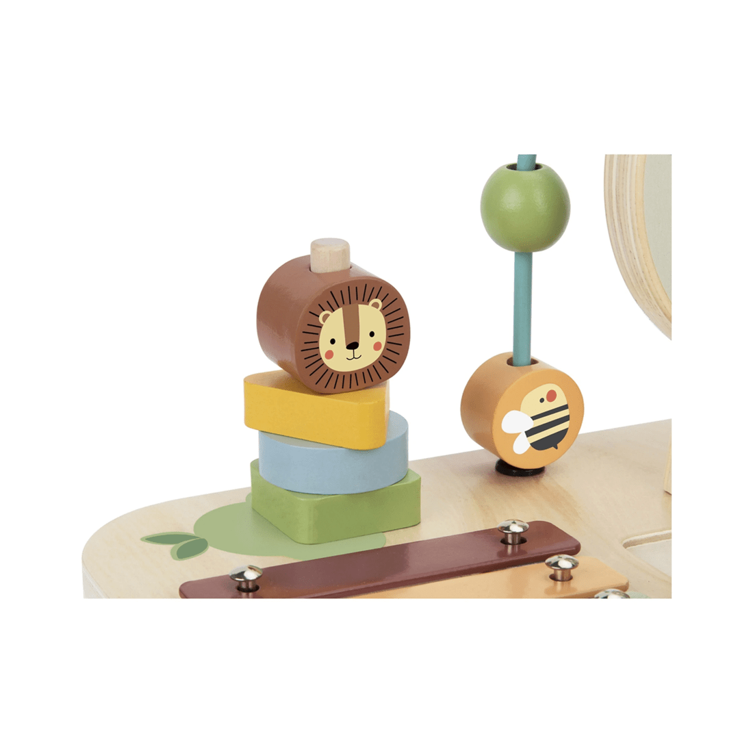 2 Tooky Toy Wooden My Forest Friends Activity Table Play Set Kids Children 2y Plus - Natural, 2 of 4