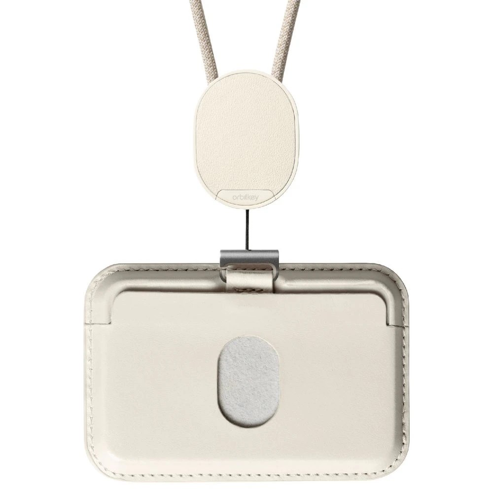 6 Orbitkey Card Holder Pro with Lanyard Stone, 6 of 9