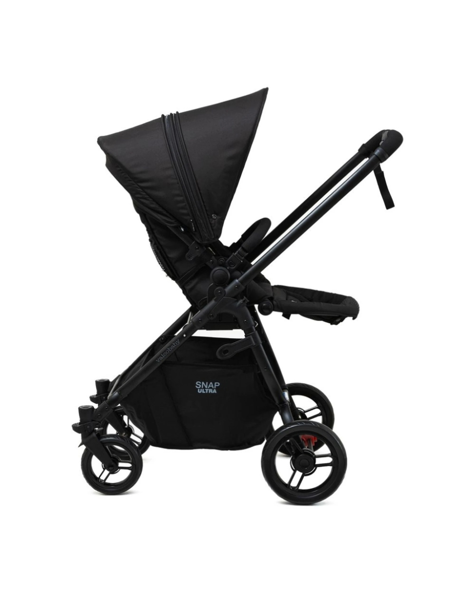 6 ValcoBaby Snap Ultra P Stroller Reversible Seat Compact Fold With Bootcover - Black, 6 of 8