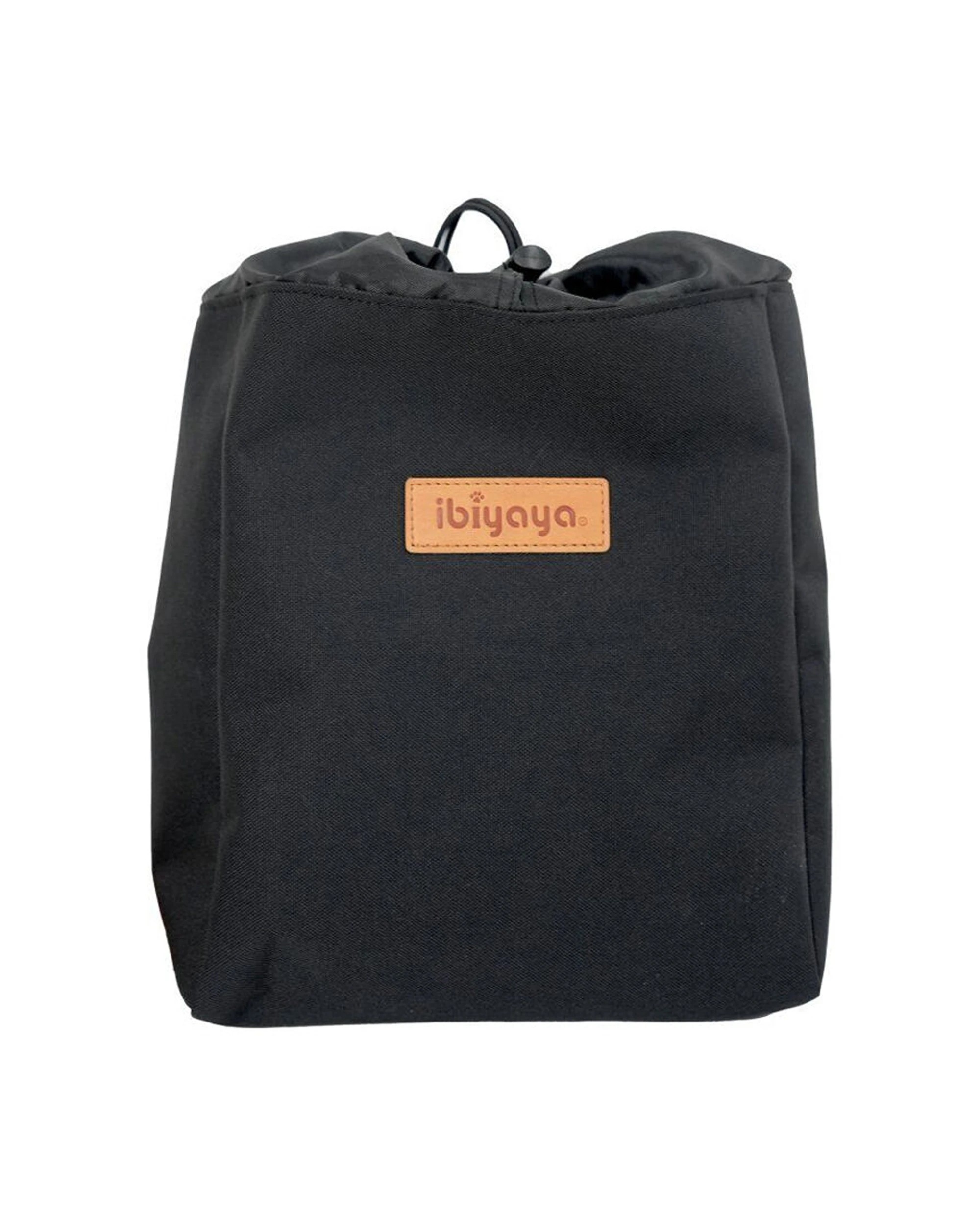 1 Ibiyaya Molle Pouch For Pet Strollers Water-Repellent Oxford Fabric Accessory - Black, 1 of 2