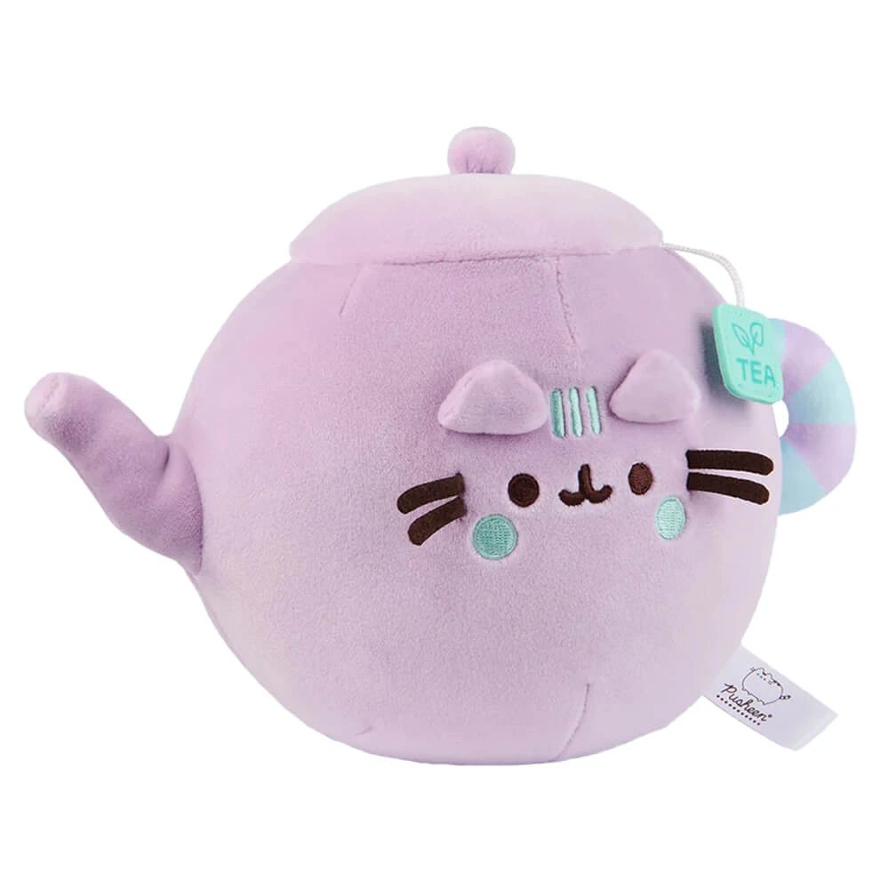 4 Pusheen - Kitchen Squisheen Teapot, Soft Toy 17cm - Purple, 4 of 5