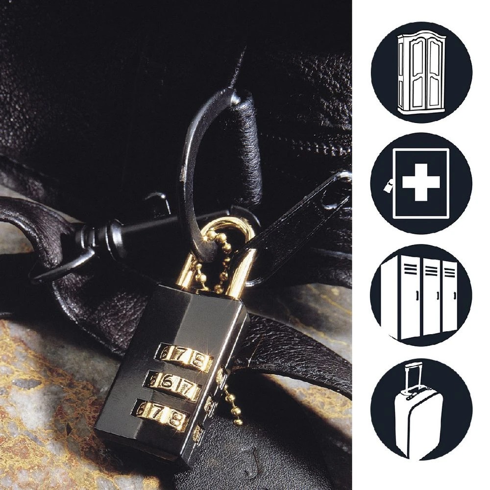 3 Master Lock 30mm Luggage Padlock, 3 of 5