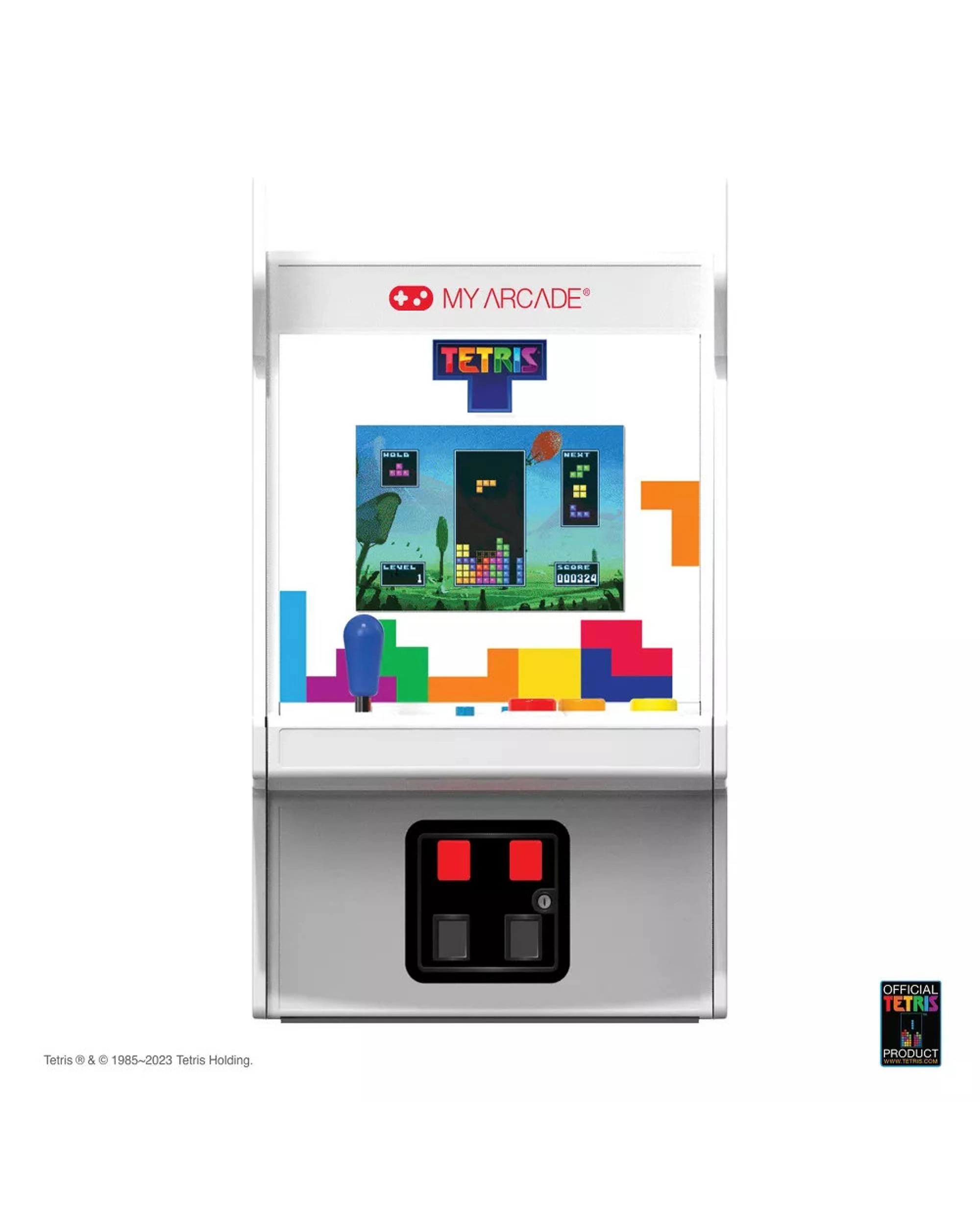 3 MyArcade Tetris Retro Arcade 6.75 inch Micro Player, 3 of 7