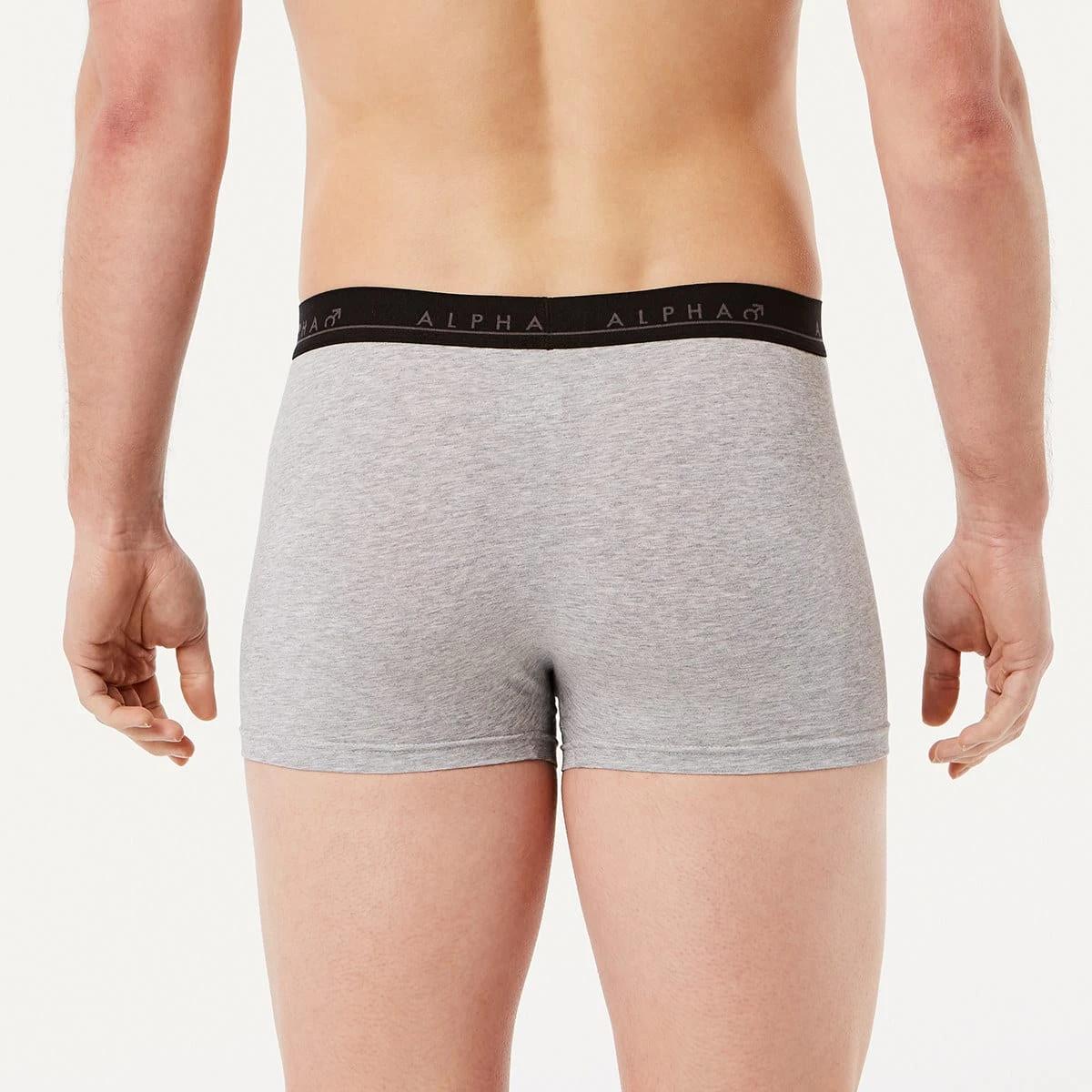 5 5 Pack Plain Trunks NAVY GREY, 5 of 7