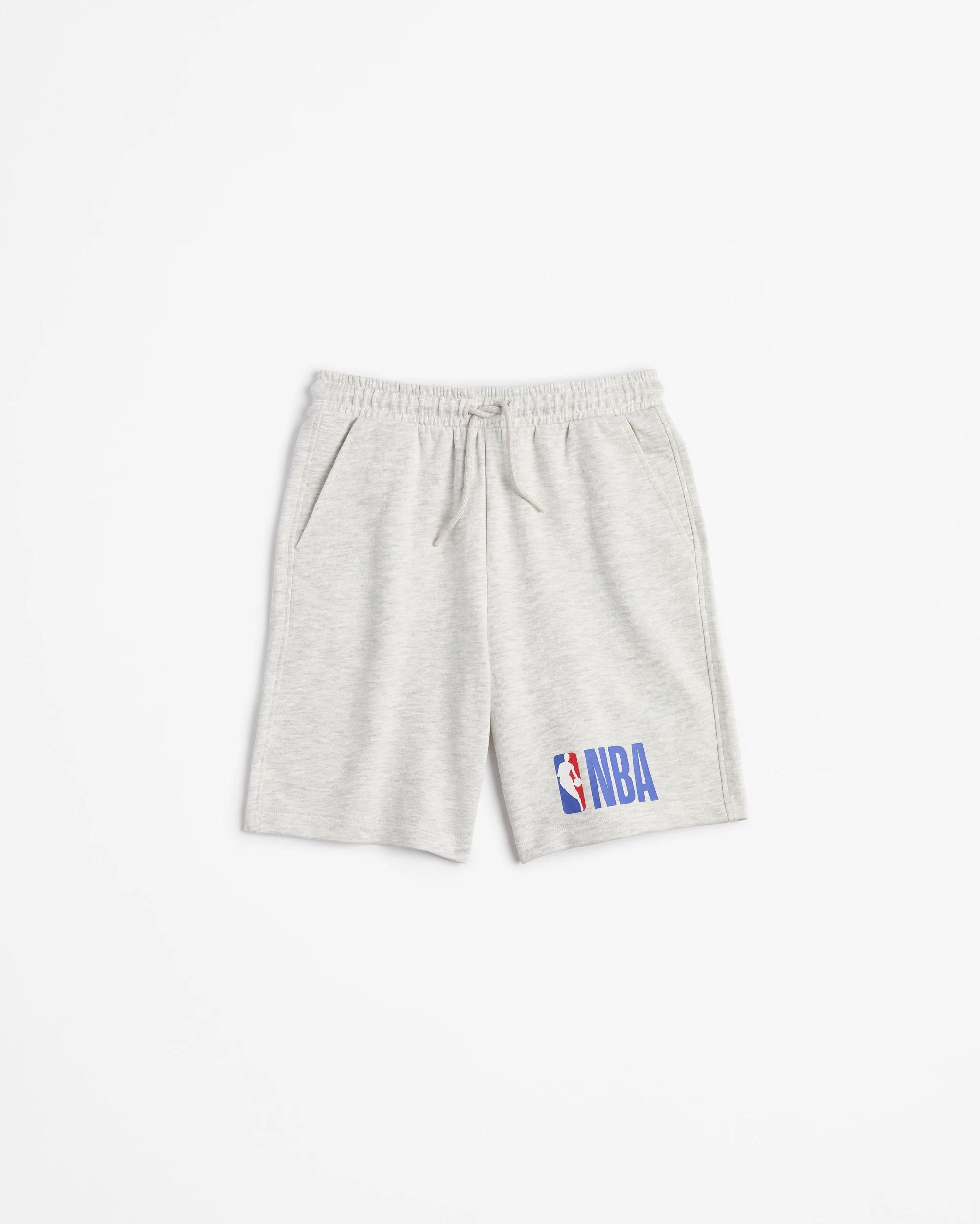 4 Australian Cotton Blend Nba Casual Shorts WHITE MARLE, 4 of 5