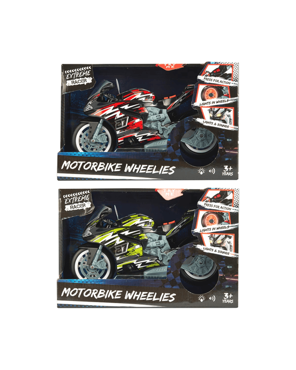 Extreme Racer Motorbike Wheelies - Assorted