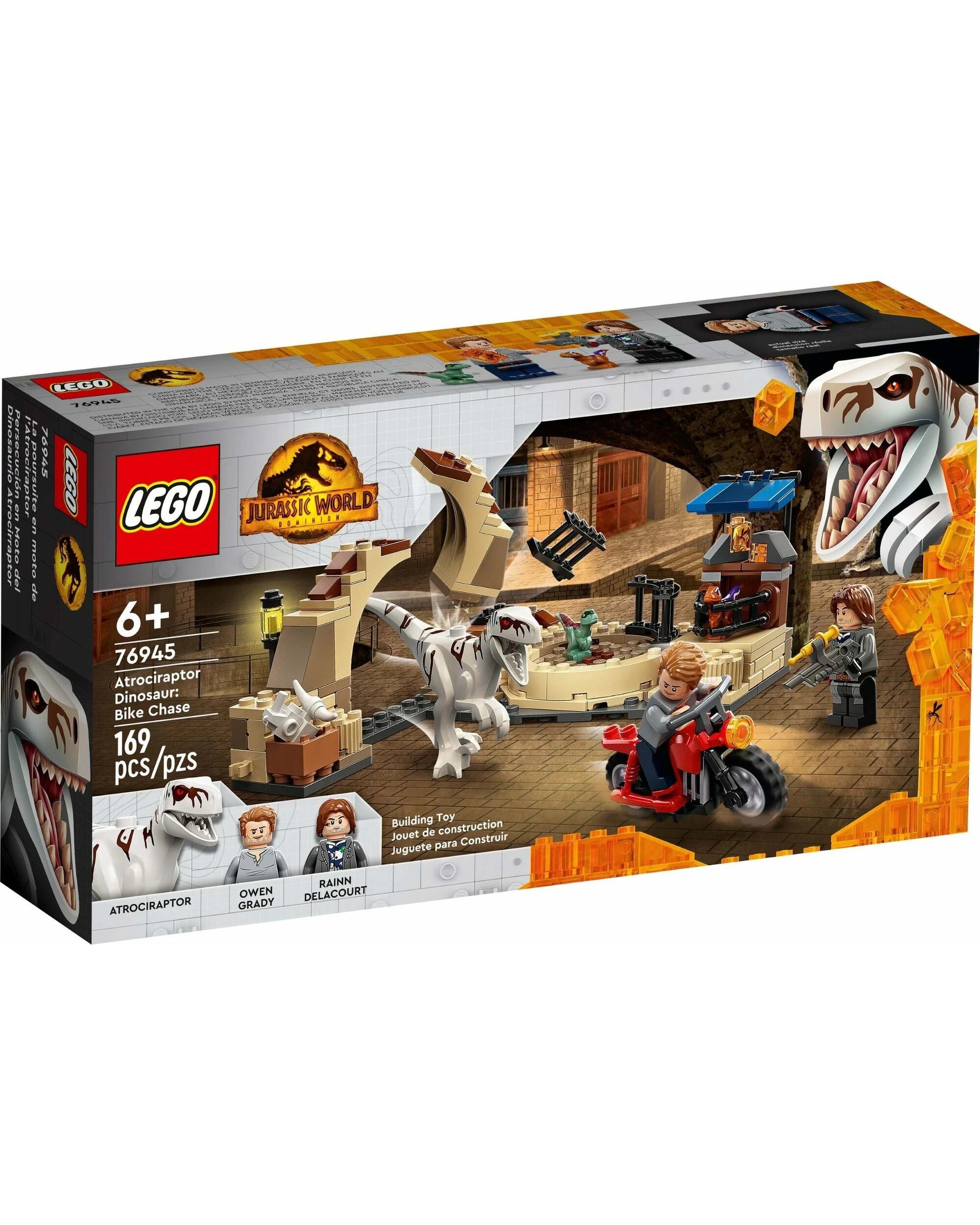 1 LEGO Jurassic Park 76945 Atrociraptor Dinosaur: Bike Chase, 1 of 5