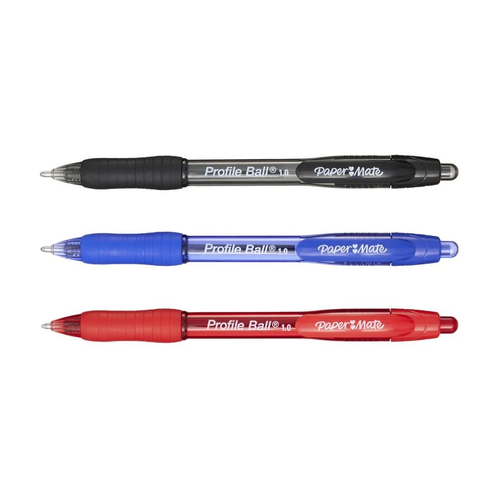 2 Paper Mate Profile Retractable Ballpoint Pen Assorted 8 Pack, 2 of 6