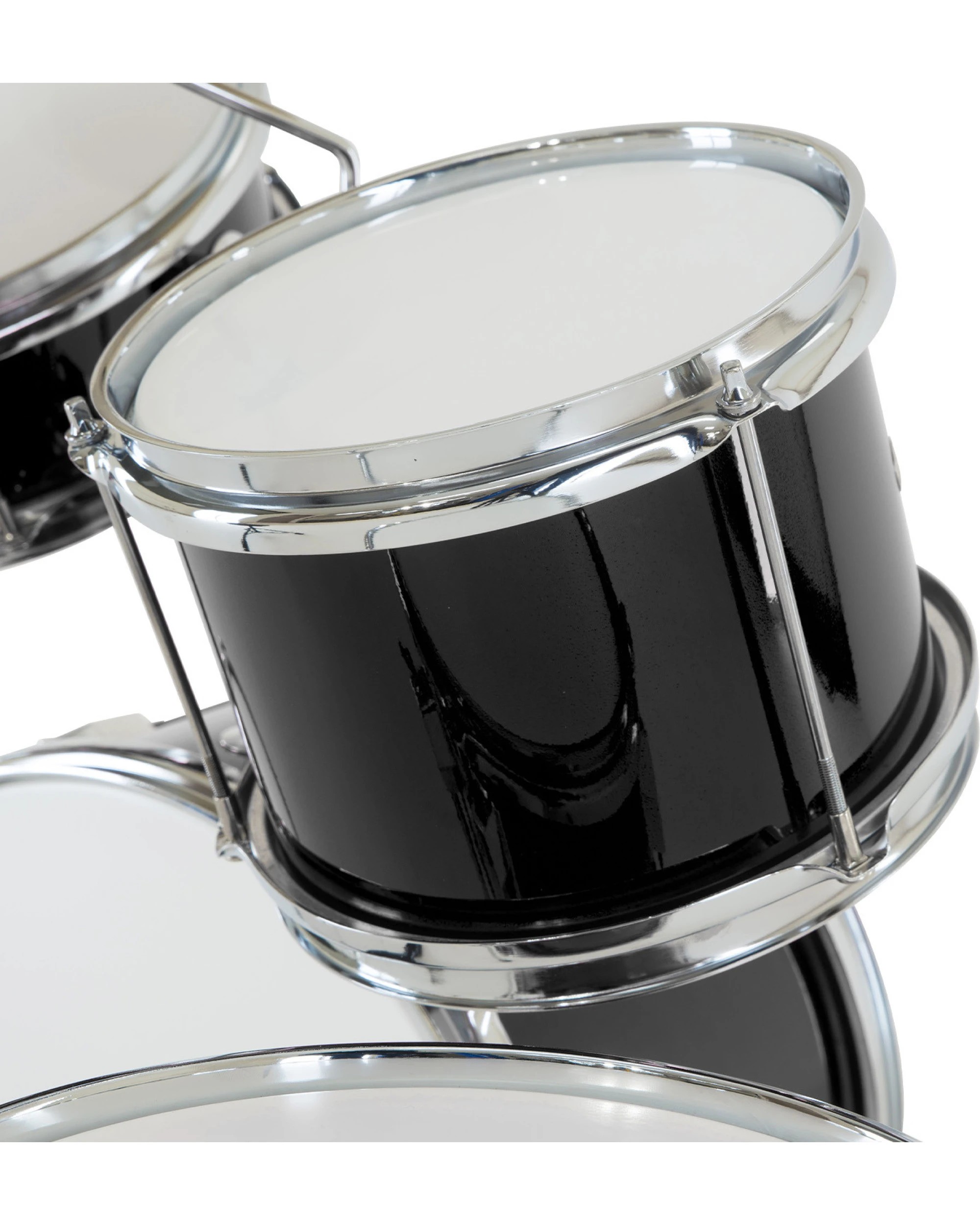 5 Karrera Kids 4pc Drum Set Kit in Black - Black, 5 of 7