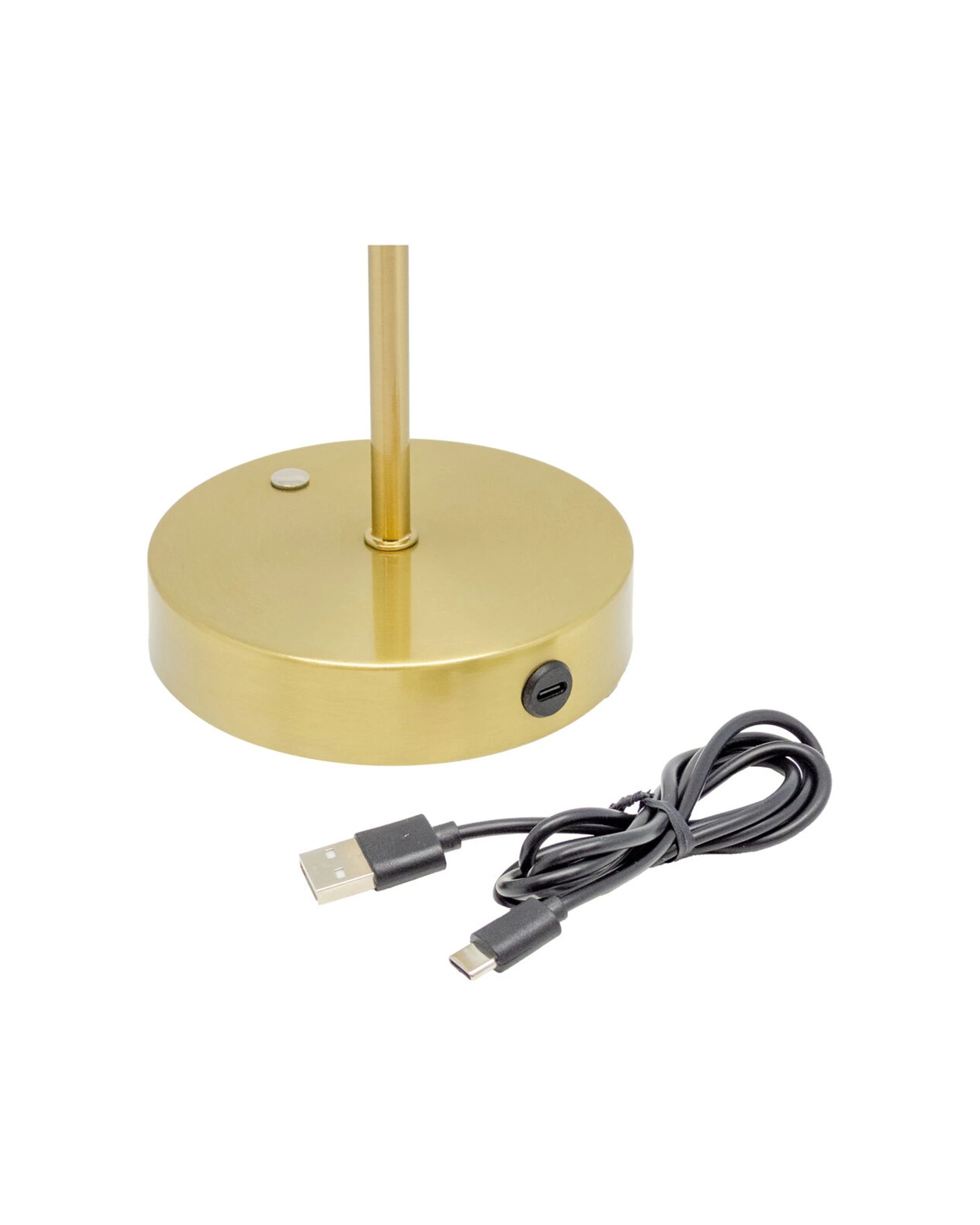 5 Boyle Rechargeable LED Table Lamp Acrylic Drum Shade Adjustable Lighting - Bronze, 5 of 7