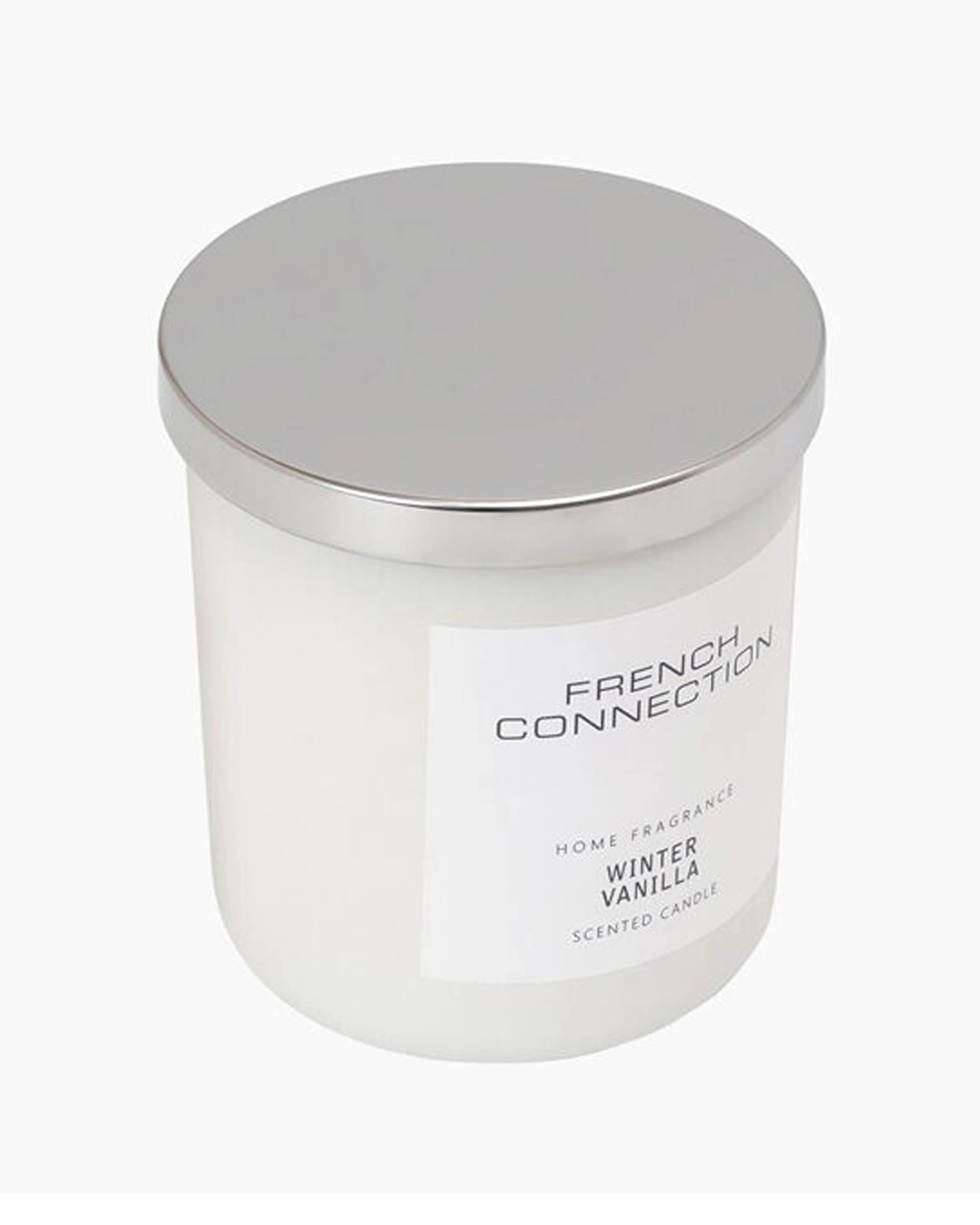 3 French Connection Winter Vanilla 1 Wick 30hr Small Candle 2PK 158g - White, 3 of 3