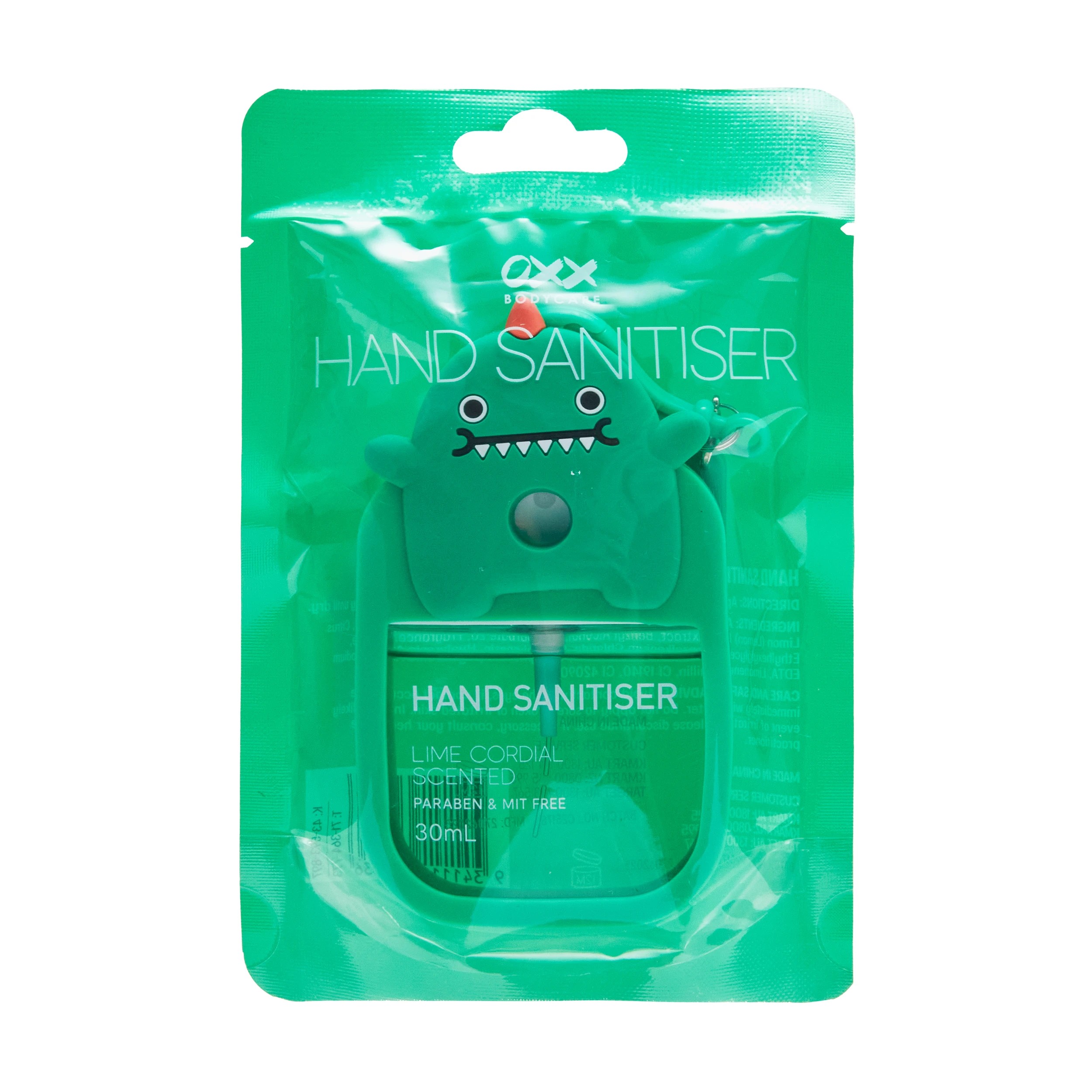 1 OXX Bodycare Hand Sanitiser 30ml - Lime Cordial Scented, 1 of 6