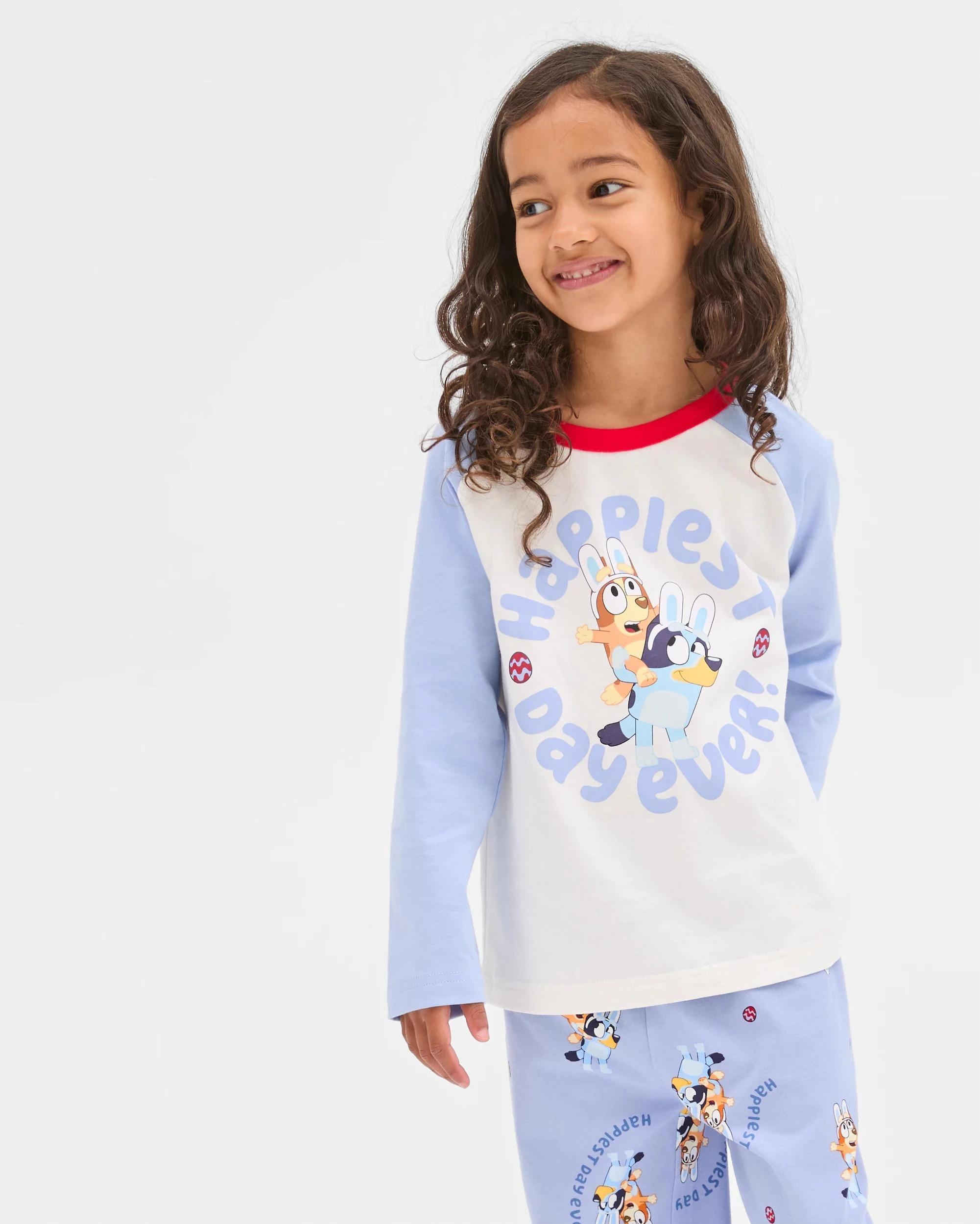 6 Family Matching Australian Cotton Easter Younger Kids Pyjama Set - Bluey BLUEY, 6 of 10