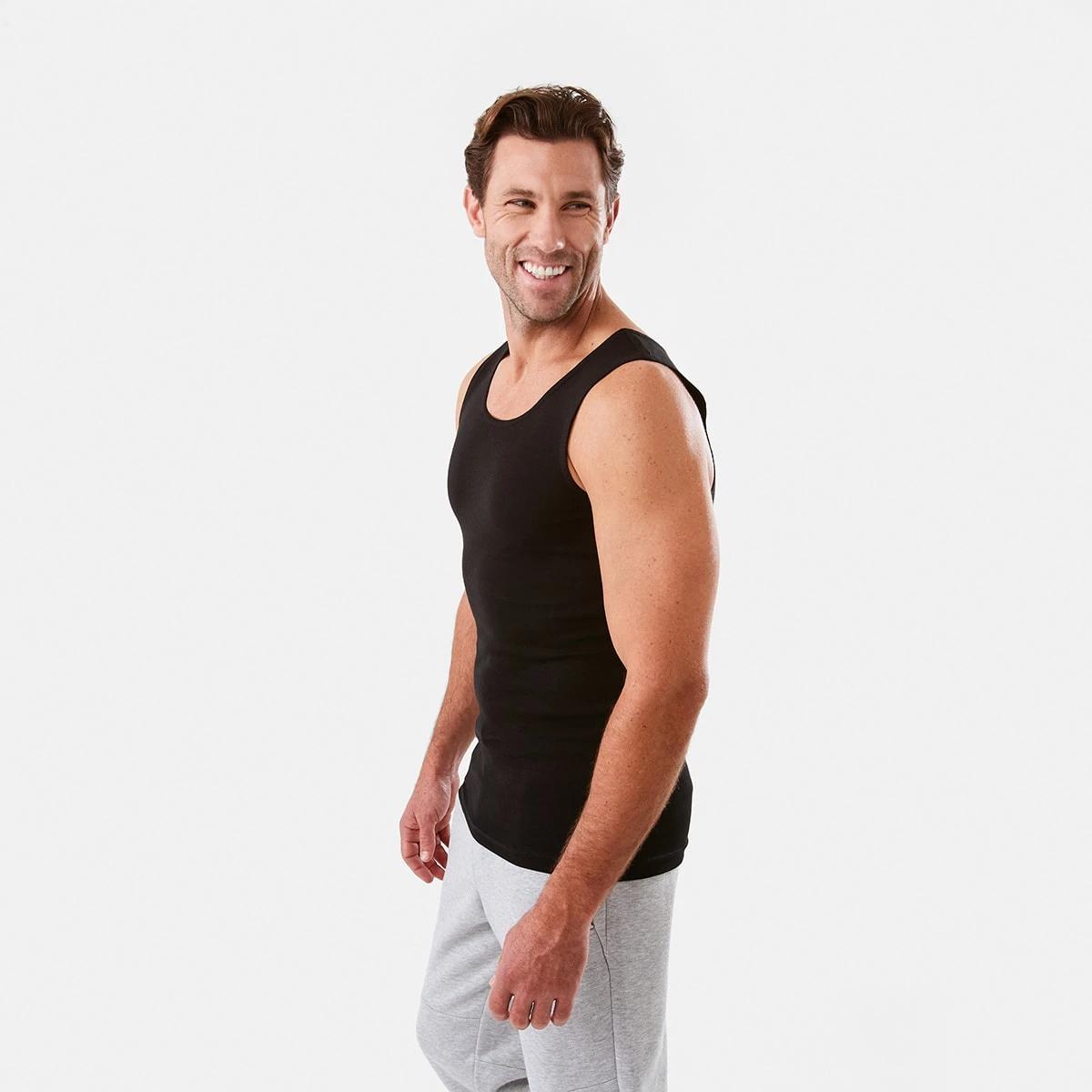 2 3 Pack Singlets BLACK, 2 of 7