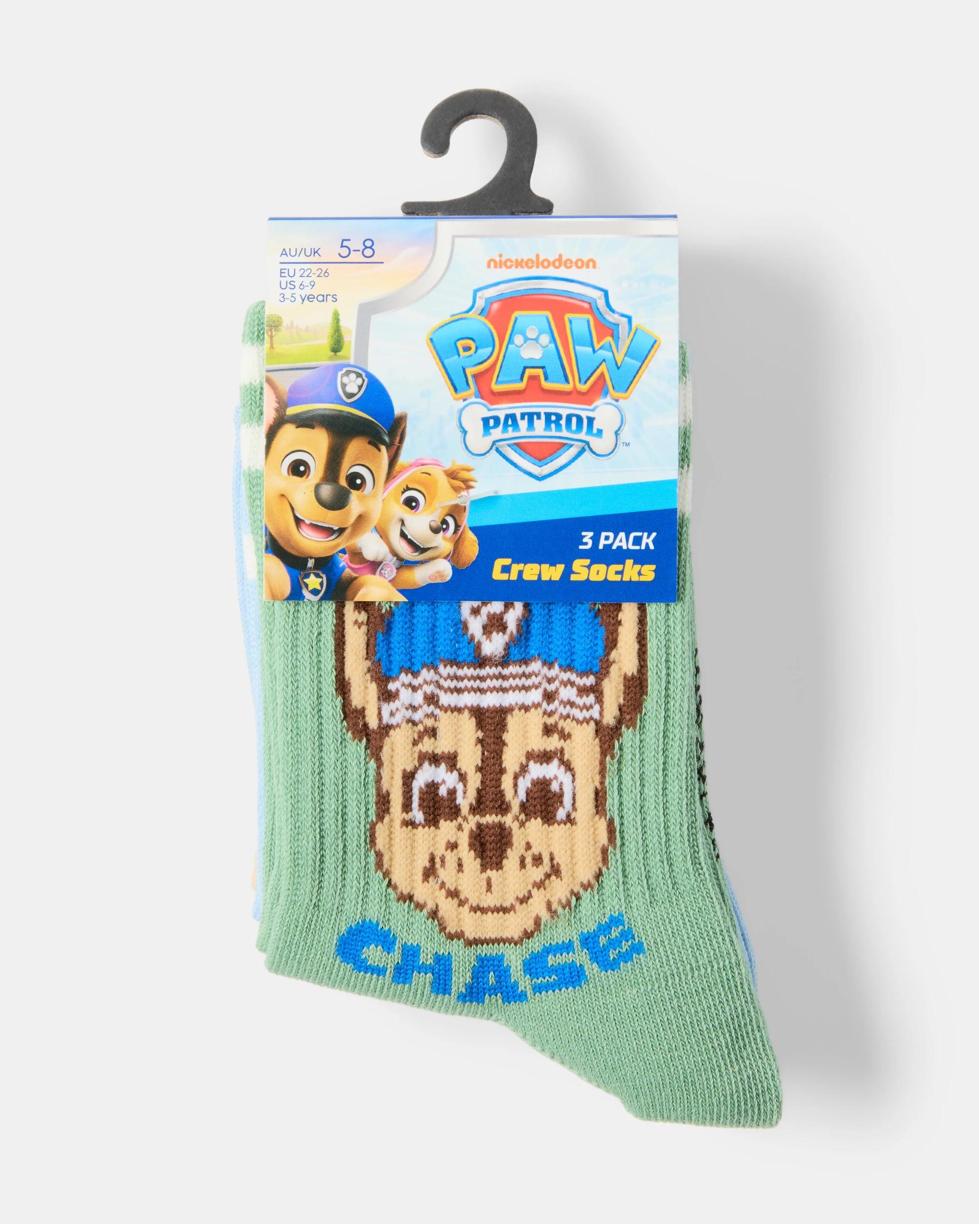 3 3 Pack PAW Patrol License Crew Socks Paw Patrol, 3 of 3