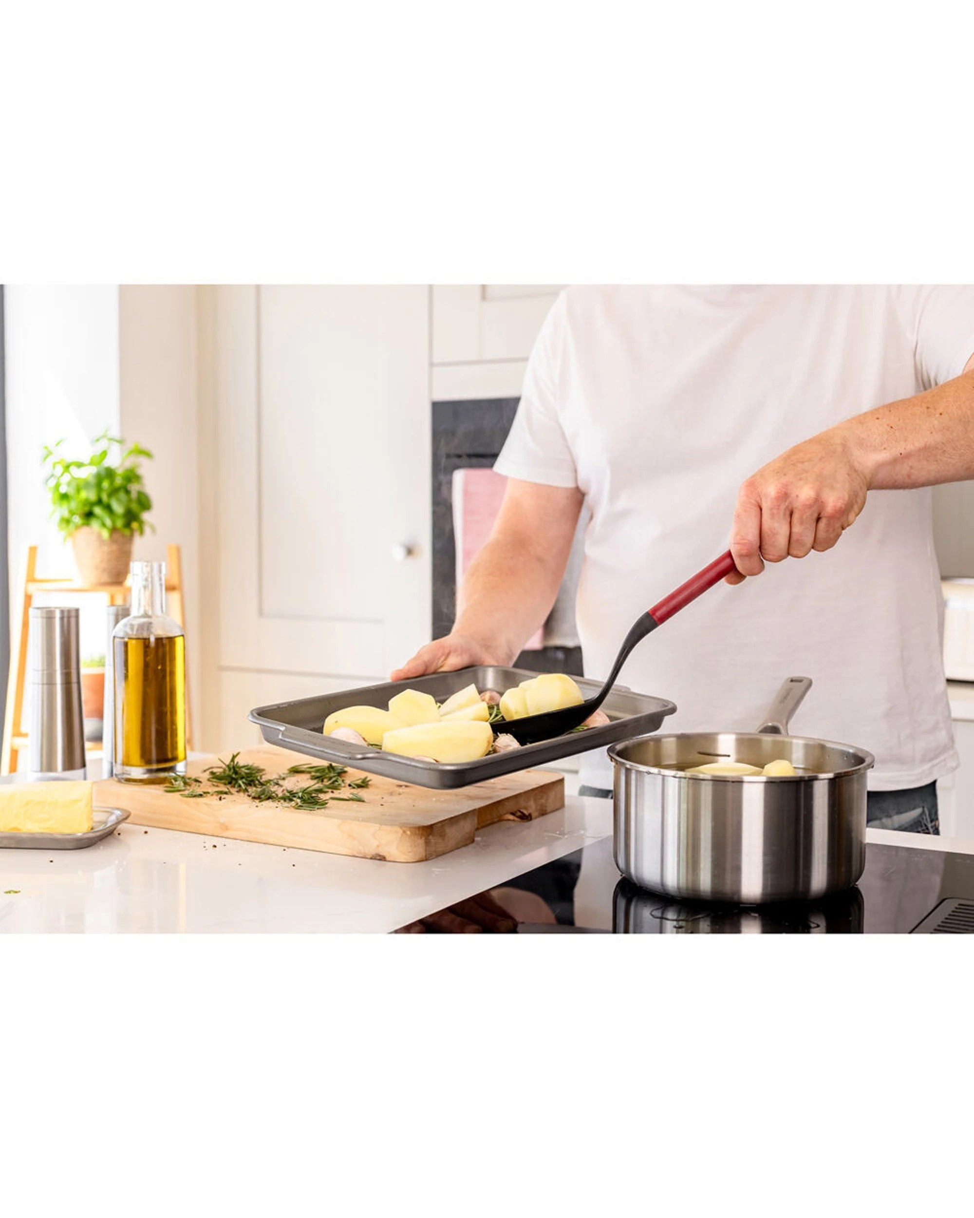 4 KitchenAid Classic Slotted Nylon Cooking Spoon 2PK Heat Resistant Ergonomic Handle - Multi, 4 of 6