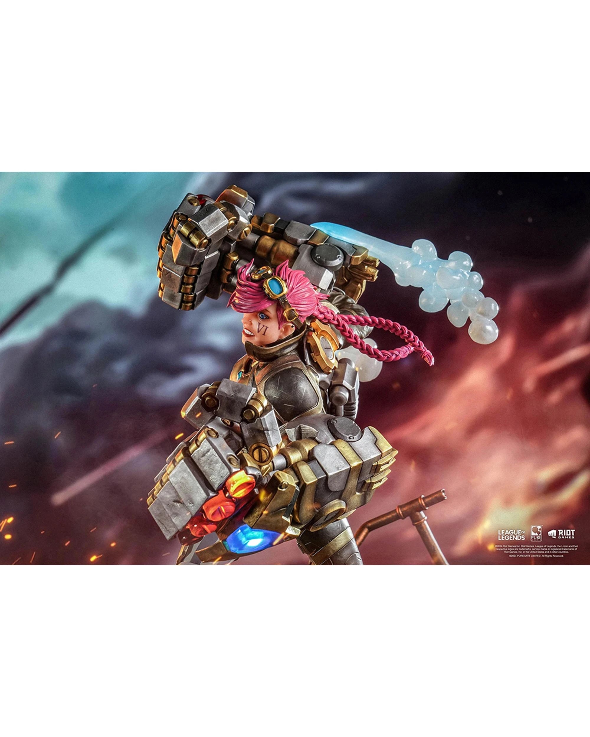 10 Pure Arts League of Legends: Vi 1:6 Scale Statue, 10 of 10