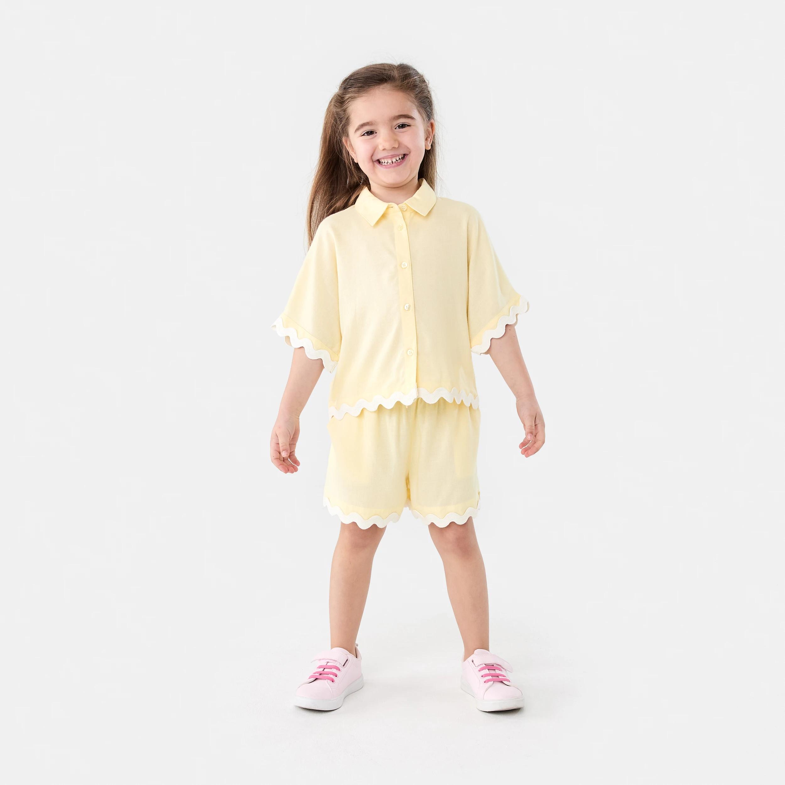 6 Woven Shorts BUTTER CREAM, 6 of 7