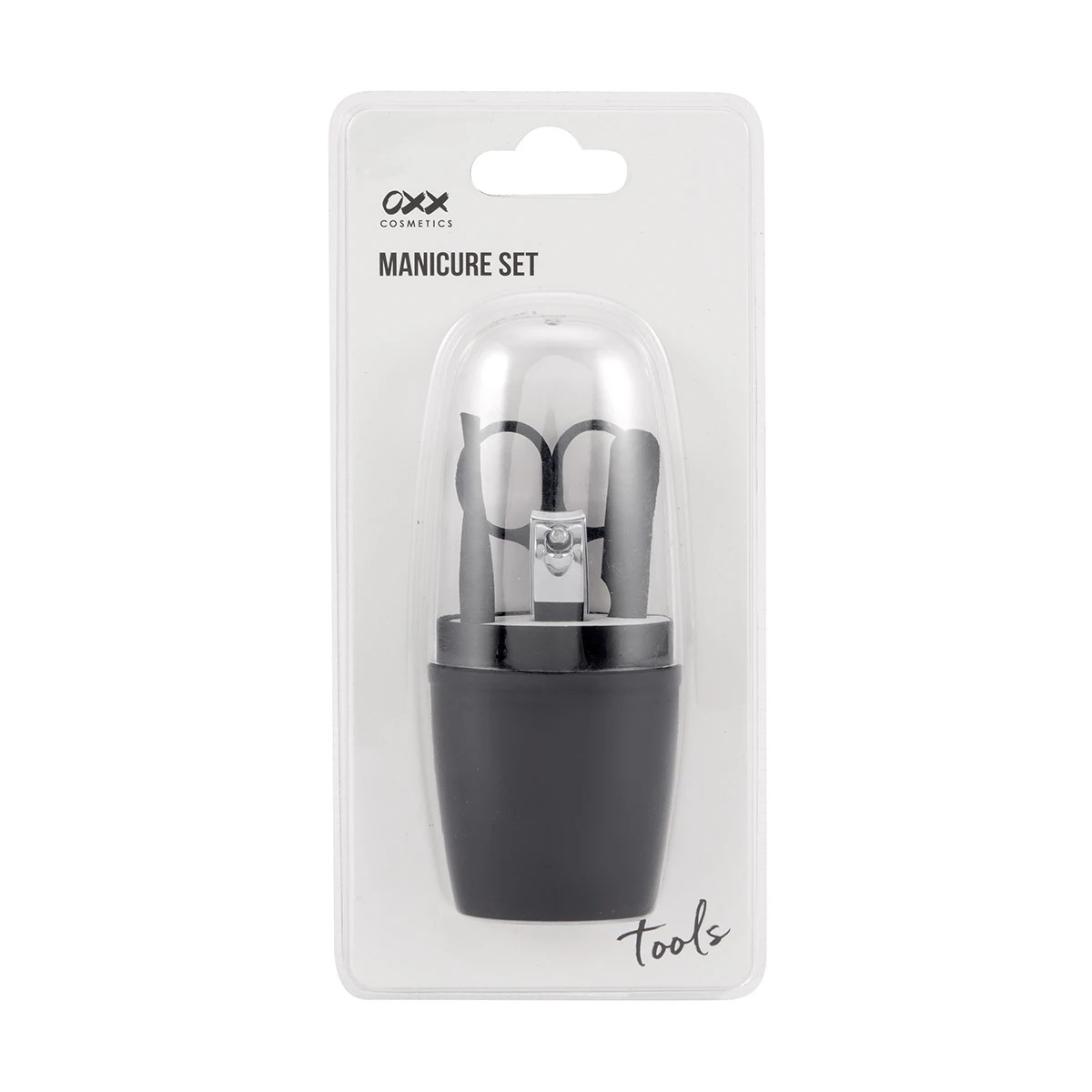 1 OXX Cosmetics 4 Piece Manicure Set - Black, 1 of 9