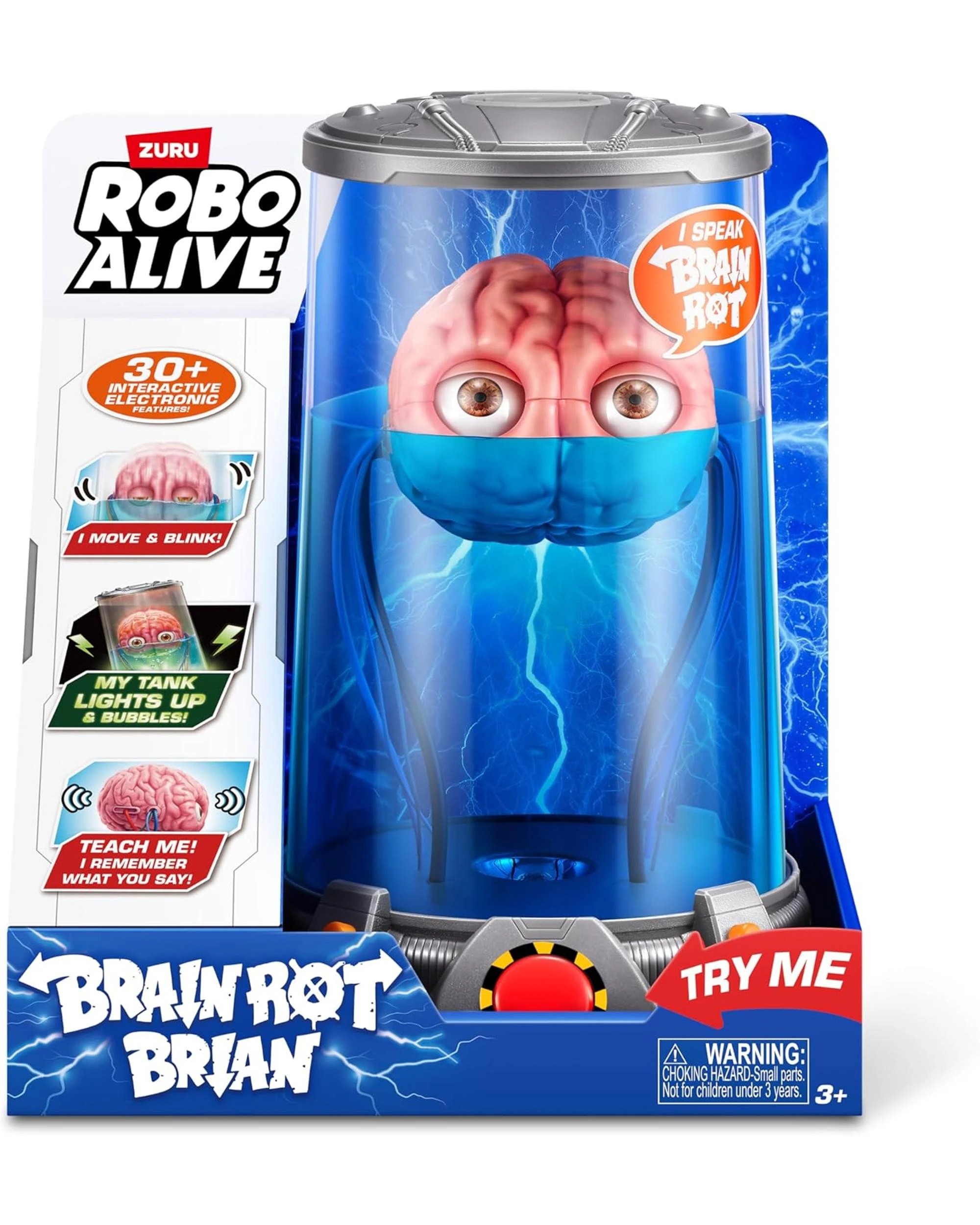 2 Zuru Robo Alive Brain Rot Brian, 2 of 3