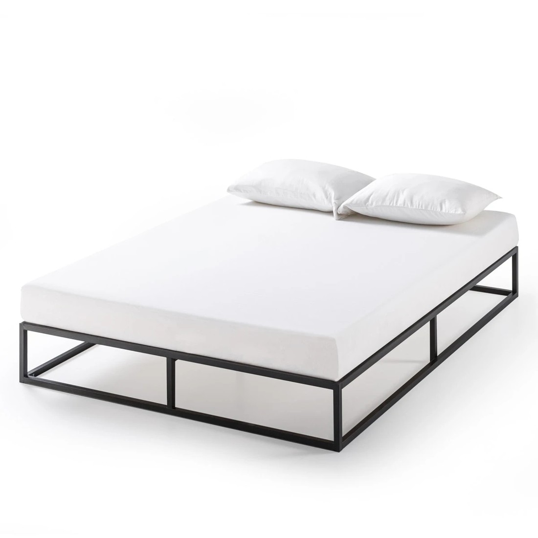 2 Double Bed Olivia Metal Bed Base, 2 of 10