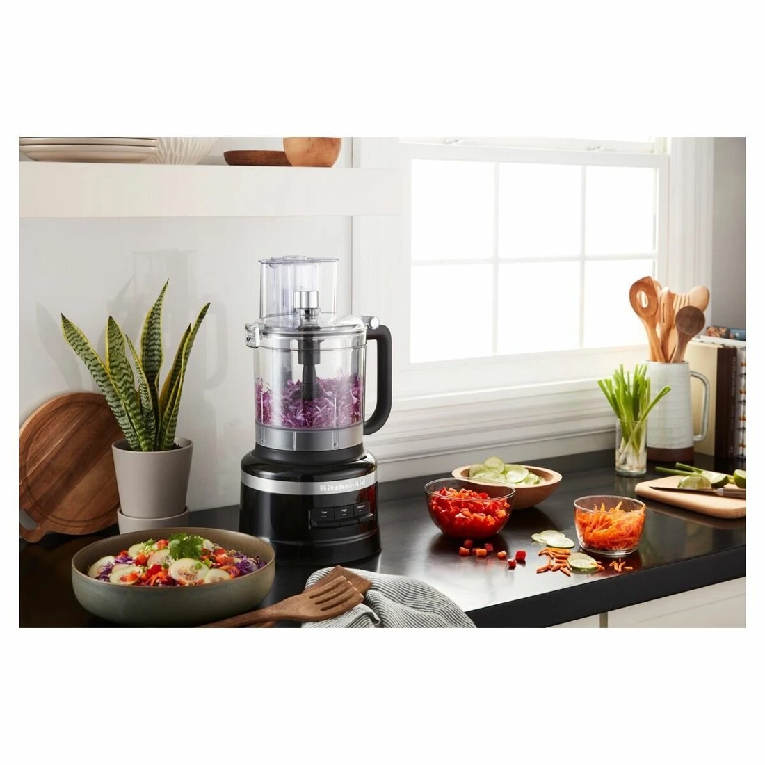 2 KitchenAid 13 Cup Food Processor Onyx Black, 2 of 3