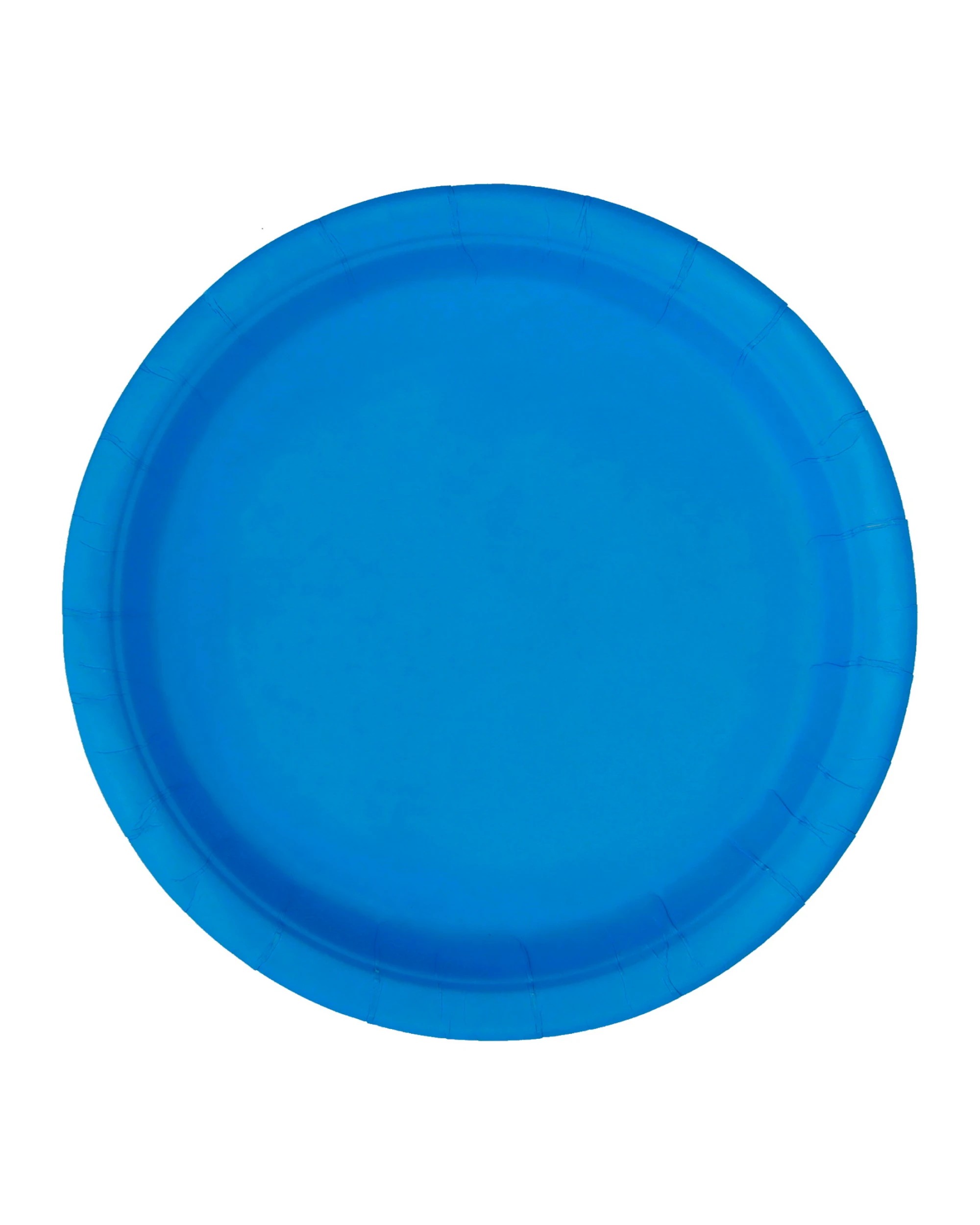 1 Unique Royal Blue Small Round Paper Plates Pack of 8 - Blue, 1 of 1