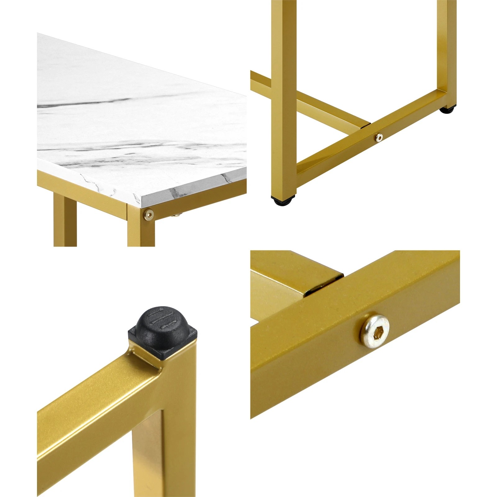 4 Oikiture Console Table Hallway Entry Side Tables Marble Effect Hall Display
 - Multi, 4 of 10