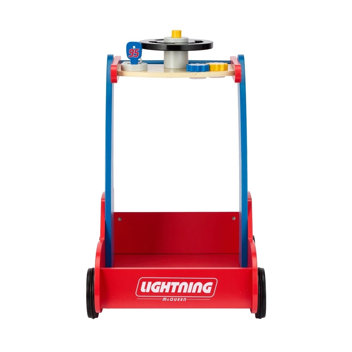 4 Disney Pixar Cars Wooden Toys Junior Walker, 4 of 8