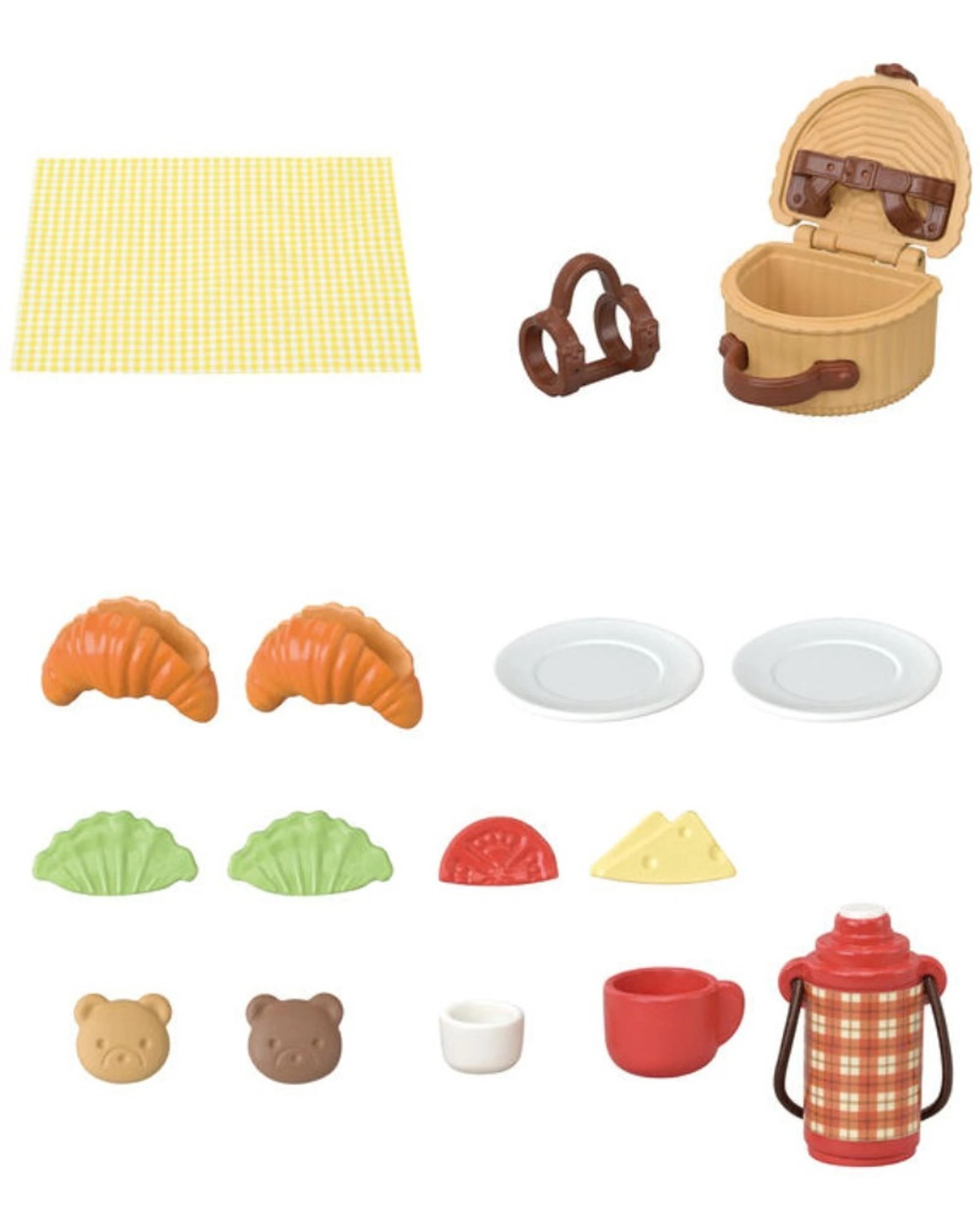 3 Sylvanian Families Biscuit Bear Sister and Brother Delicious Picnic, 3 of 5