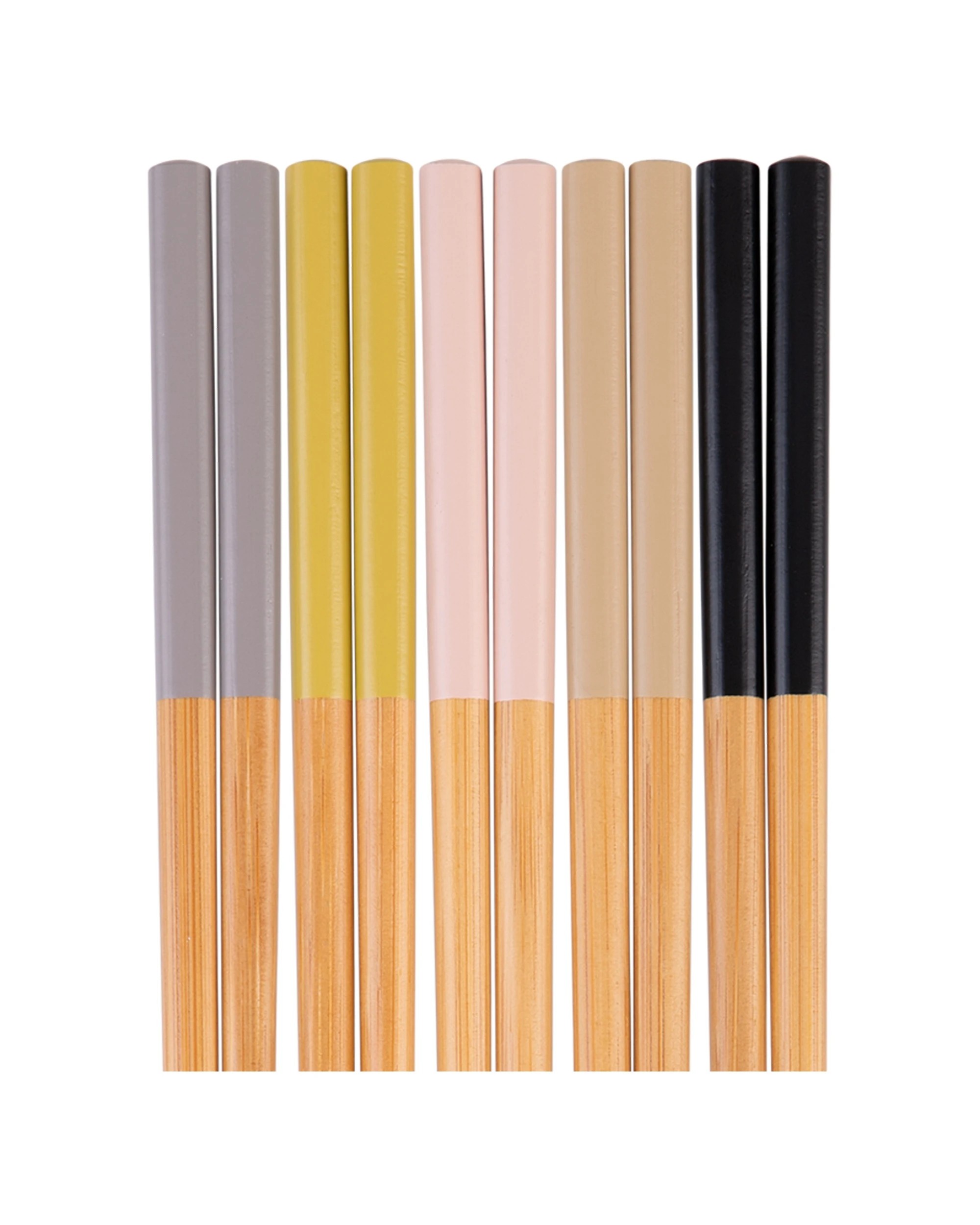 4 D.Line 5pc Bamboo Chopsticks Set Reusable Lightweight, 4 of 4