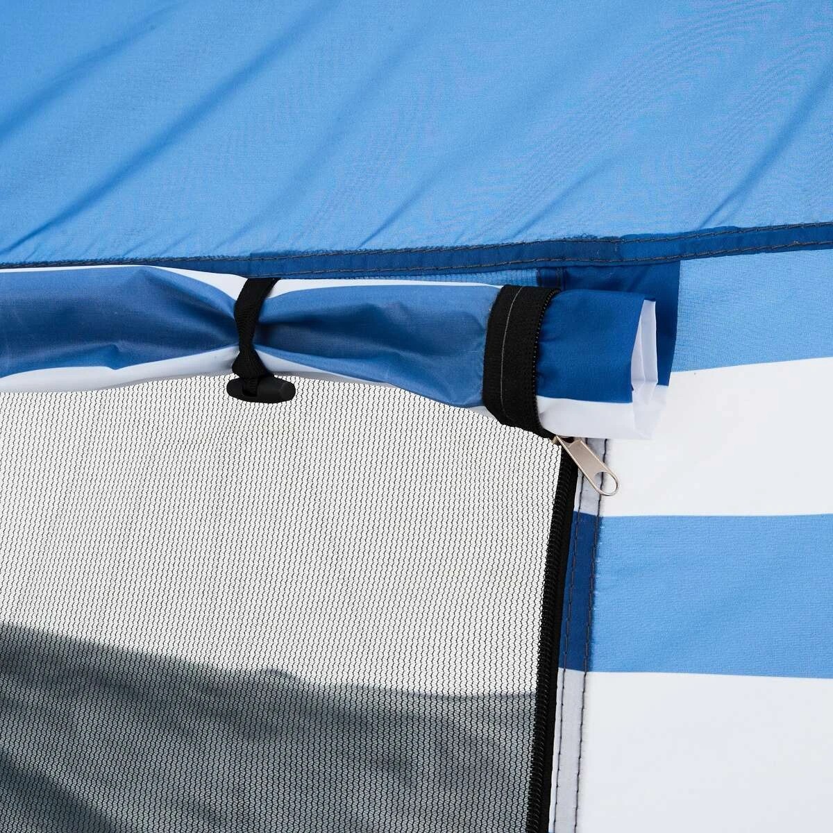 8 Instant Up Shelter - Blue and White, 8 of 10
