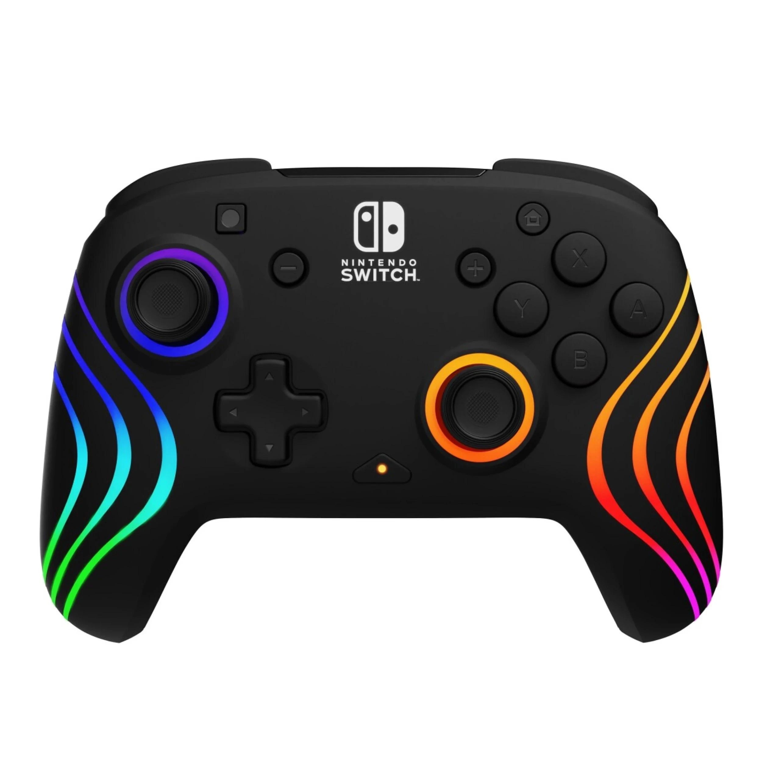 1 PDP Switch Afterglow Wave Wireless Plus Controller - Nintendo Switch - Black, 1 of 3