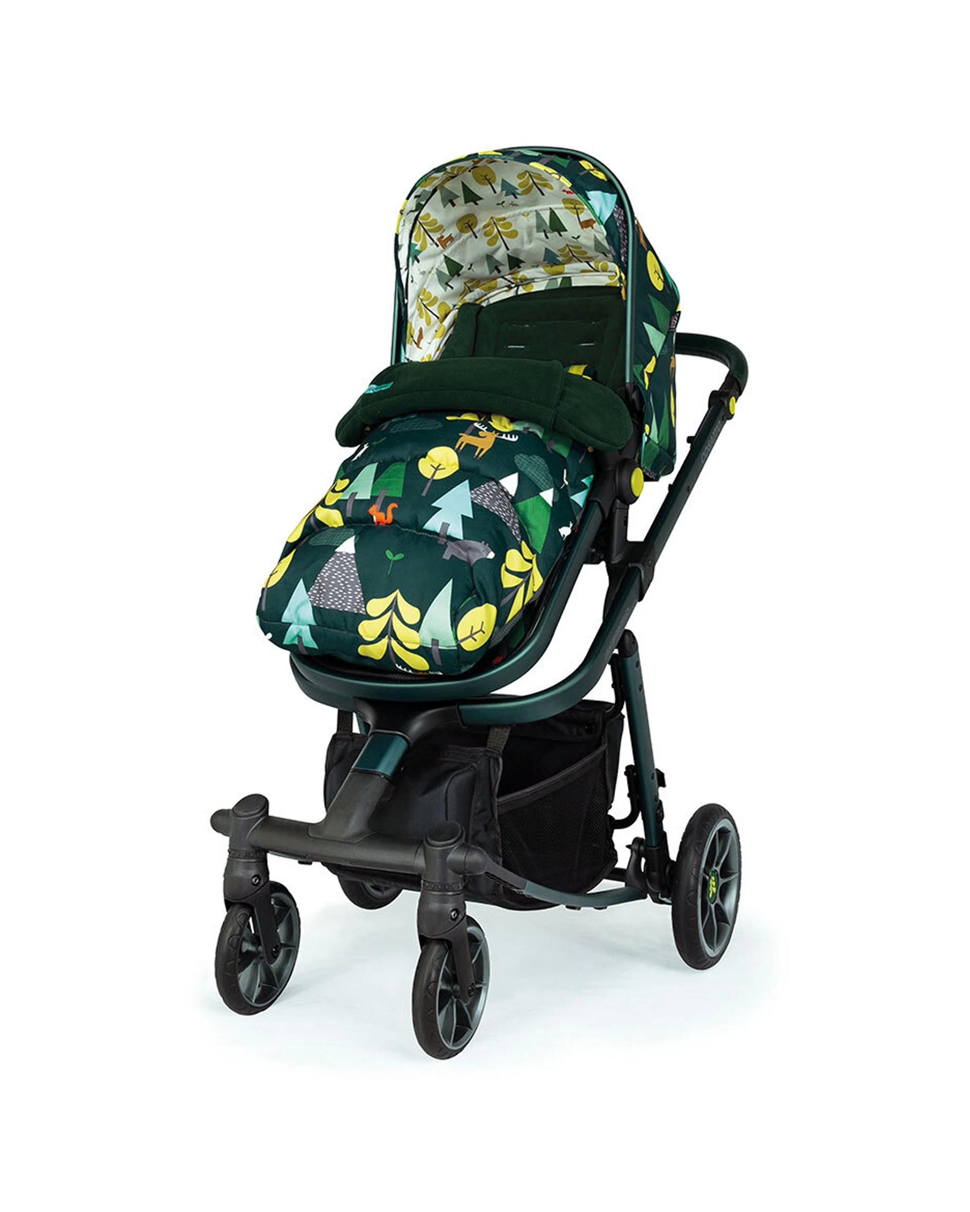 7 Cosatto Giggle Quad Pram & Push Chair 0m+ Reversible Seat Premium -Into the Wild - Multi, 7 of 7